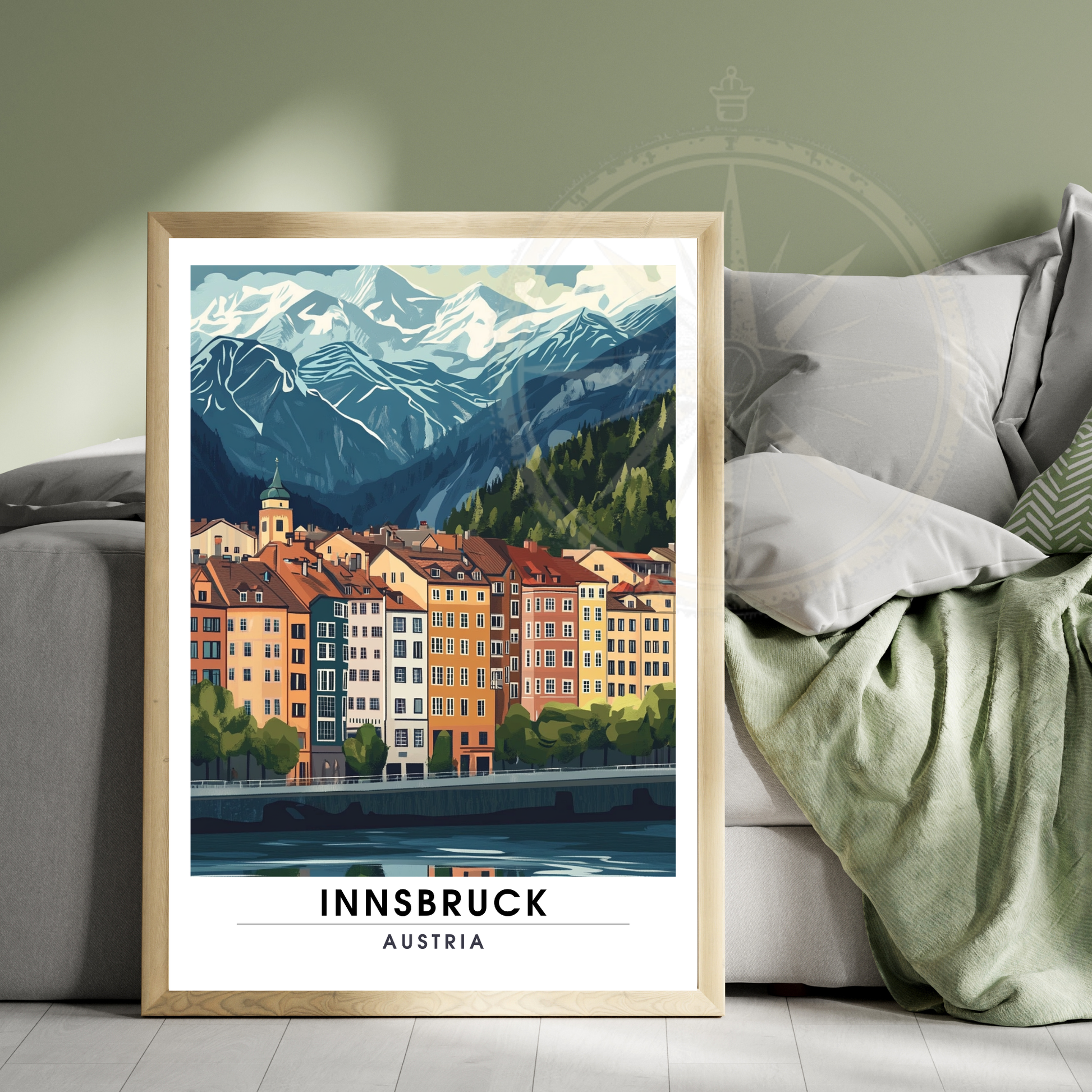Affiche Innsbruck | Impression Autriche | Affiche Autriche