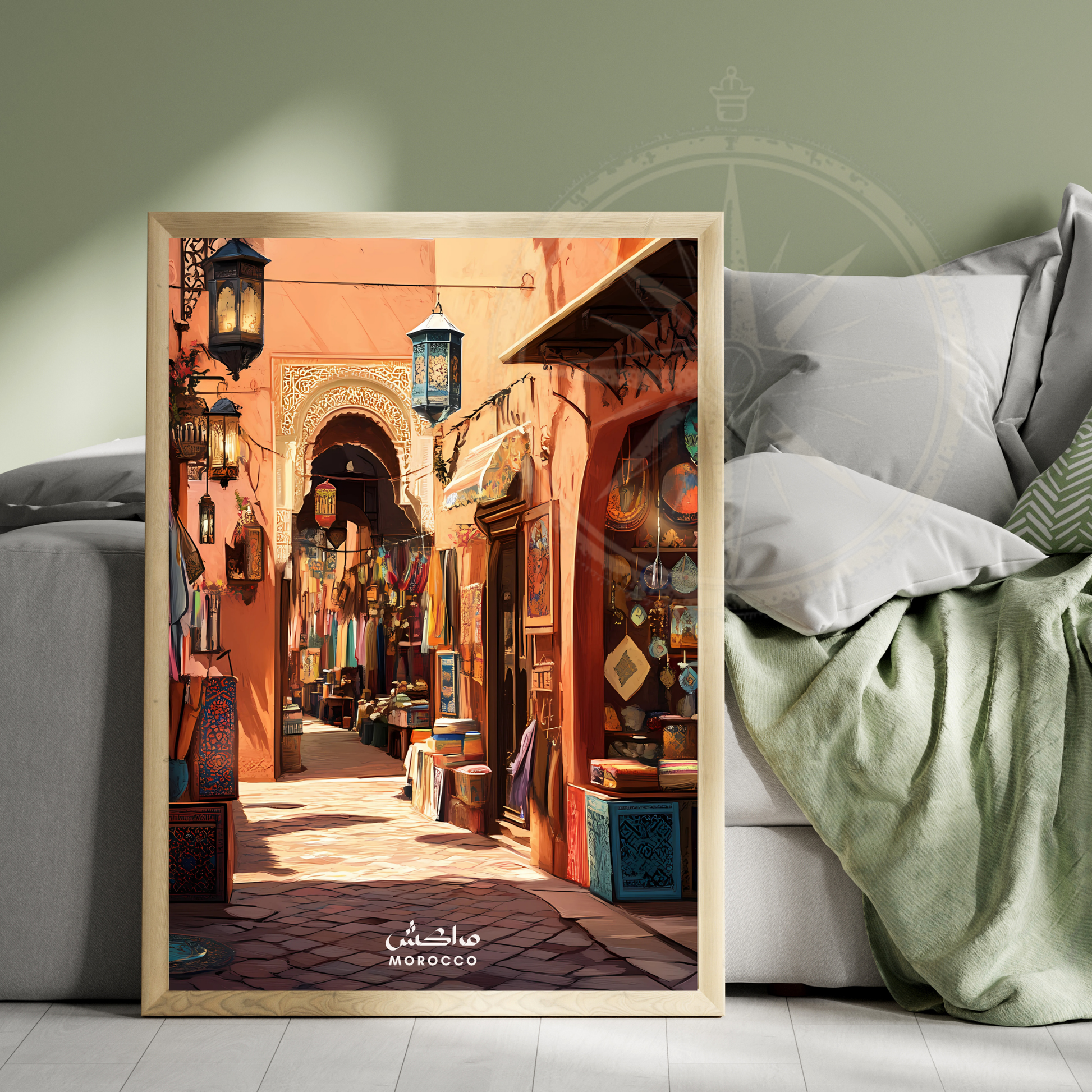 Affiche Marrakech | Poster Maroc | Affiche Maroc