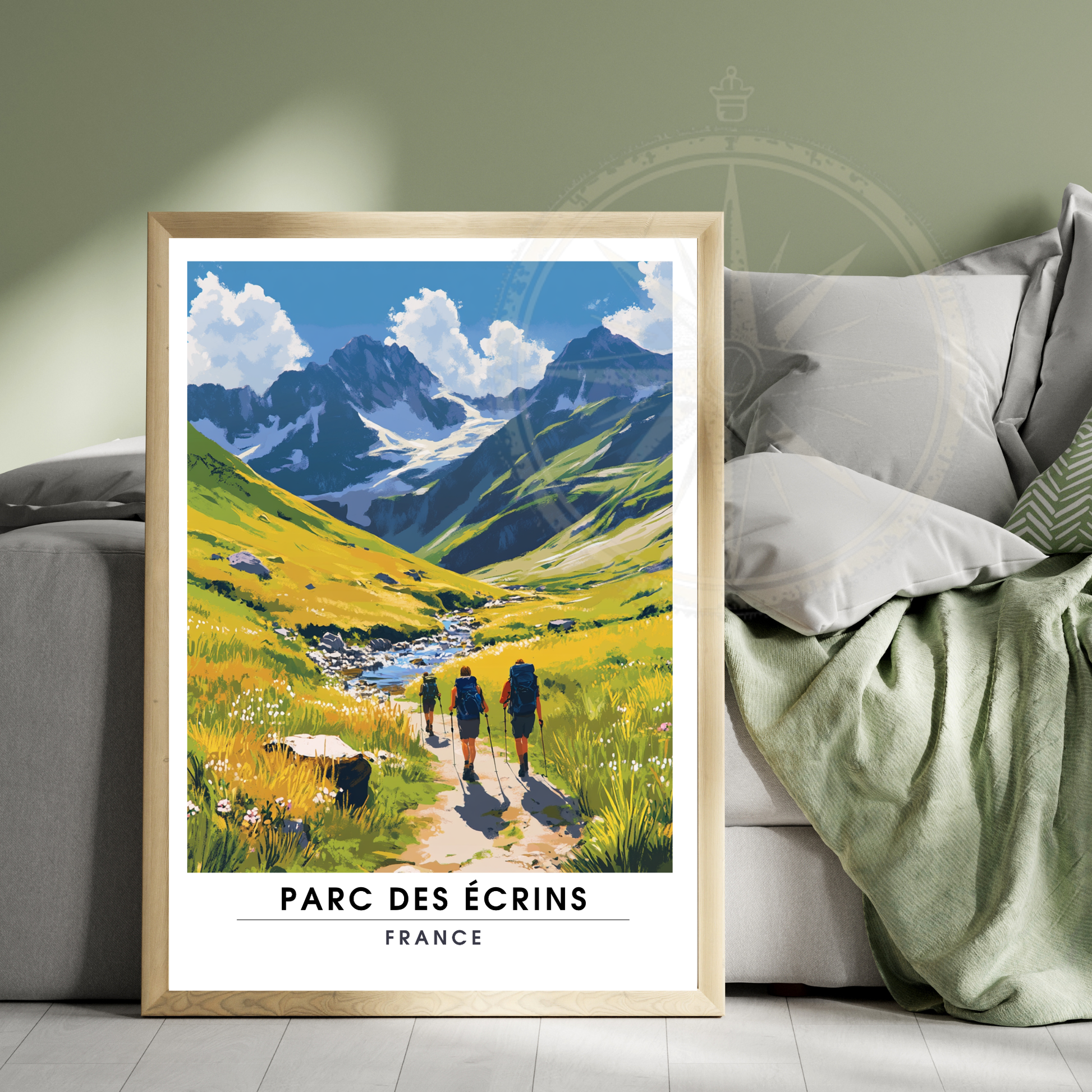 Affiche Parc des Écrins | Impression France  |  Affiche France