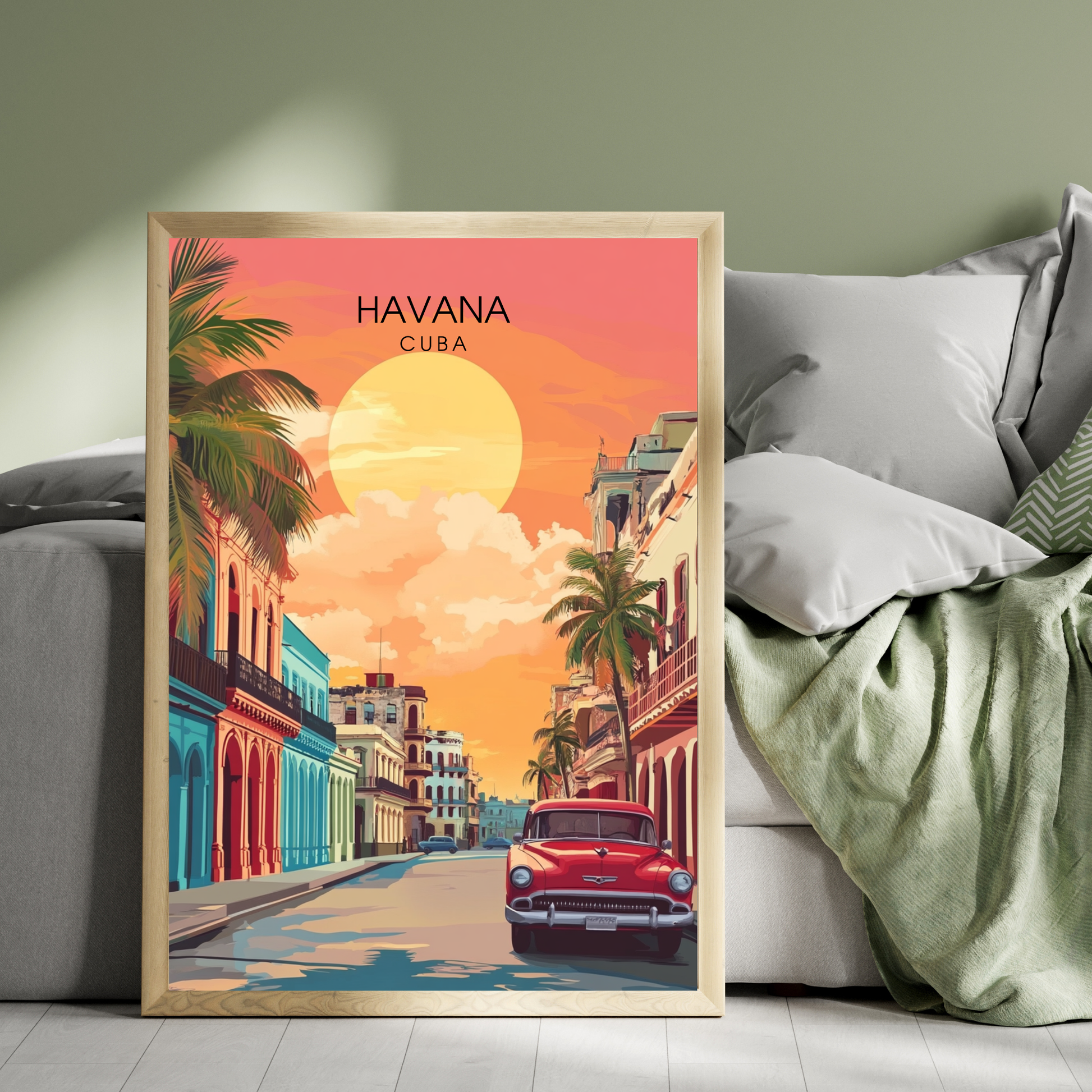 Affiche Havana | Tableau mural Cuba | Affiche Cuba