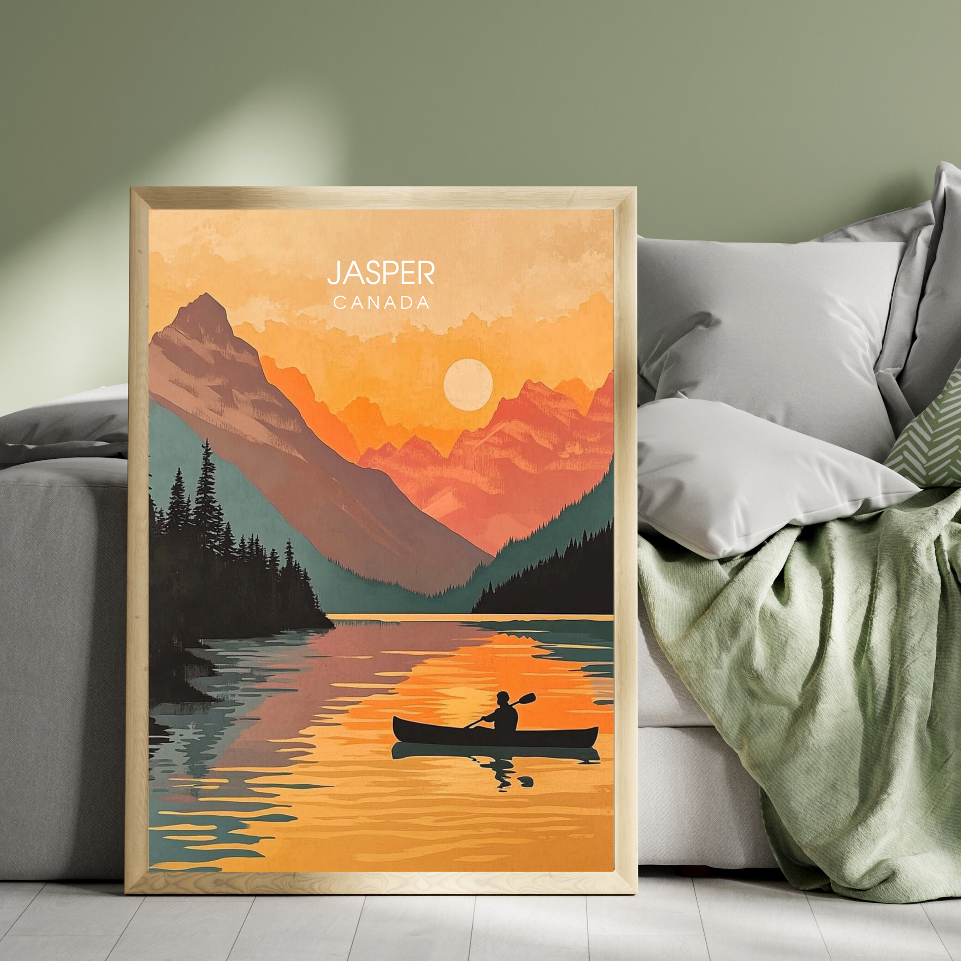 Affiche Parc national de jasper | Poster Canada | Affiche Canada