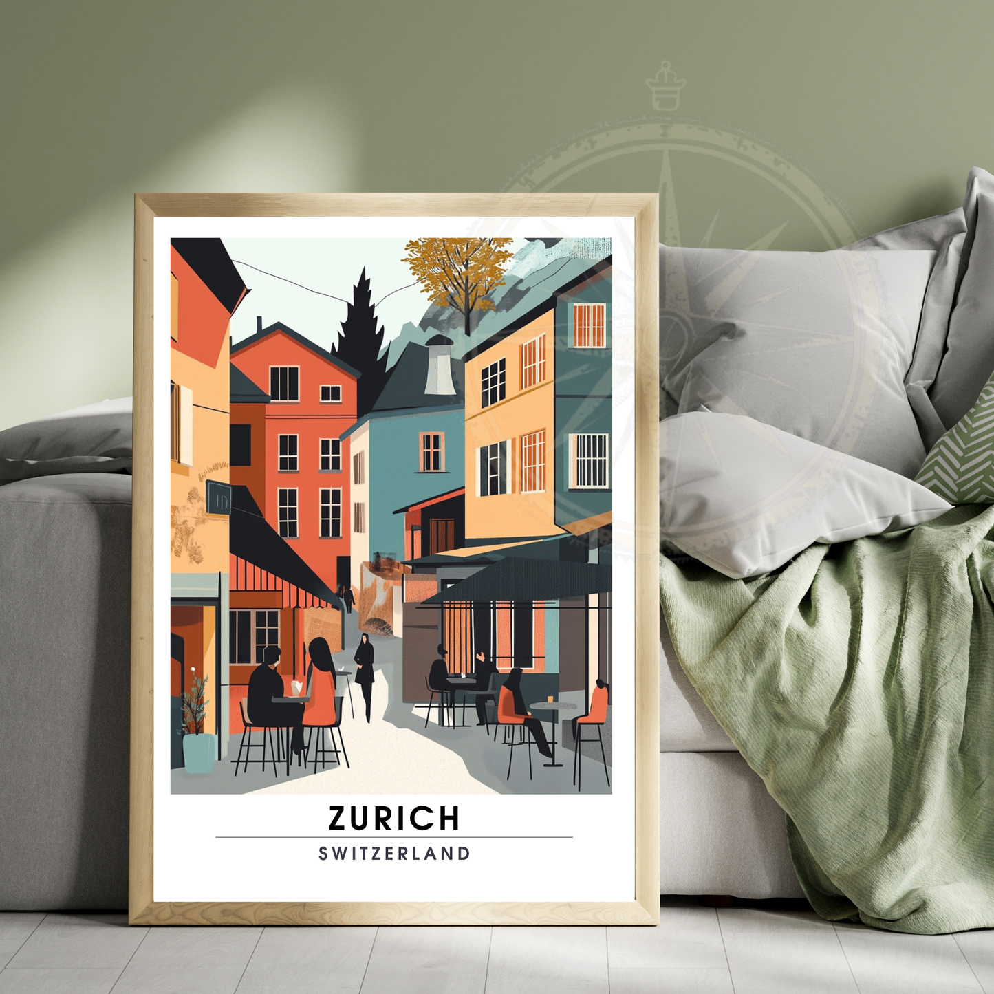 Affiche Zurich | Impression Suisse | Affiche Suisse