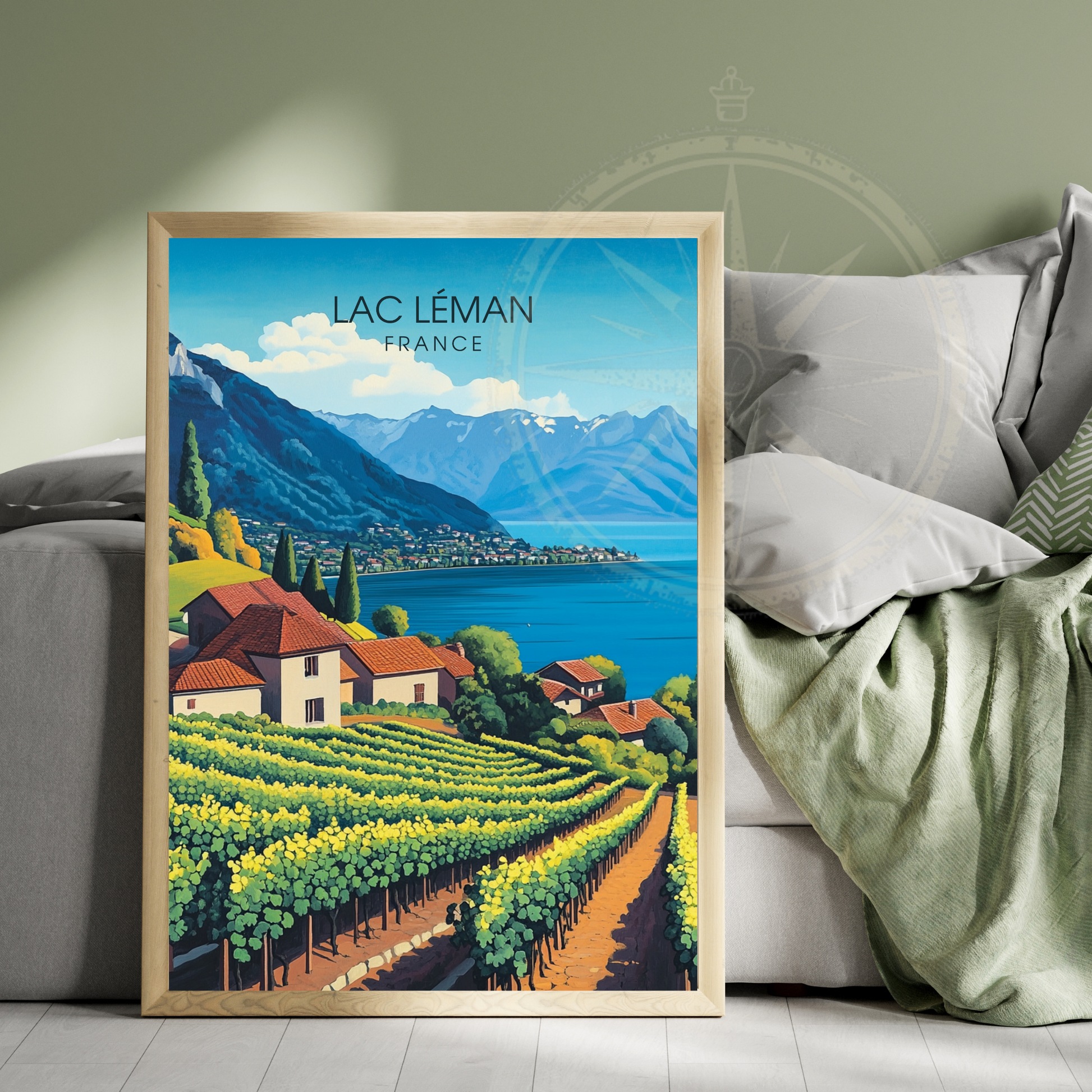 Affiche Lac Léman | impression France | Affiche Lac