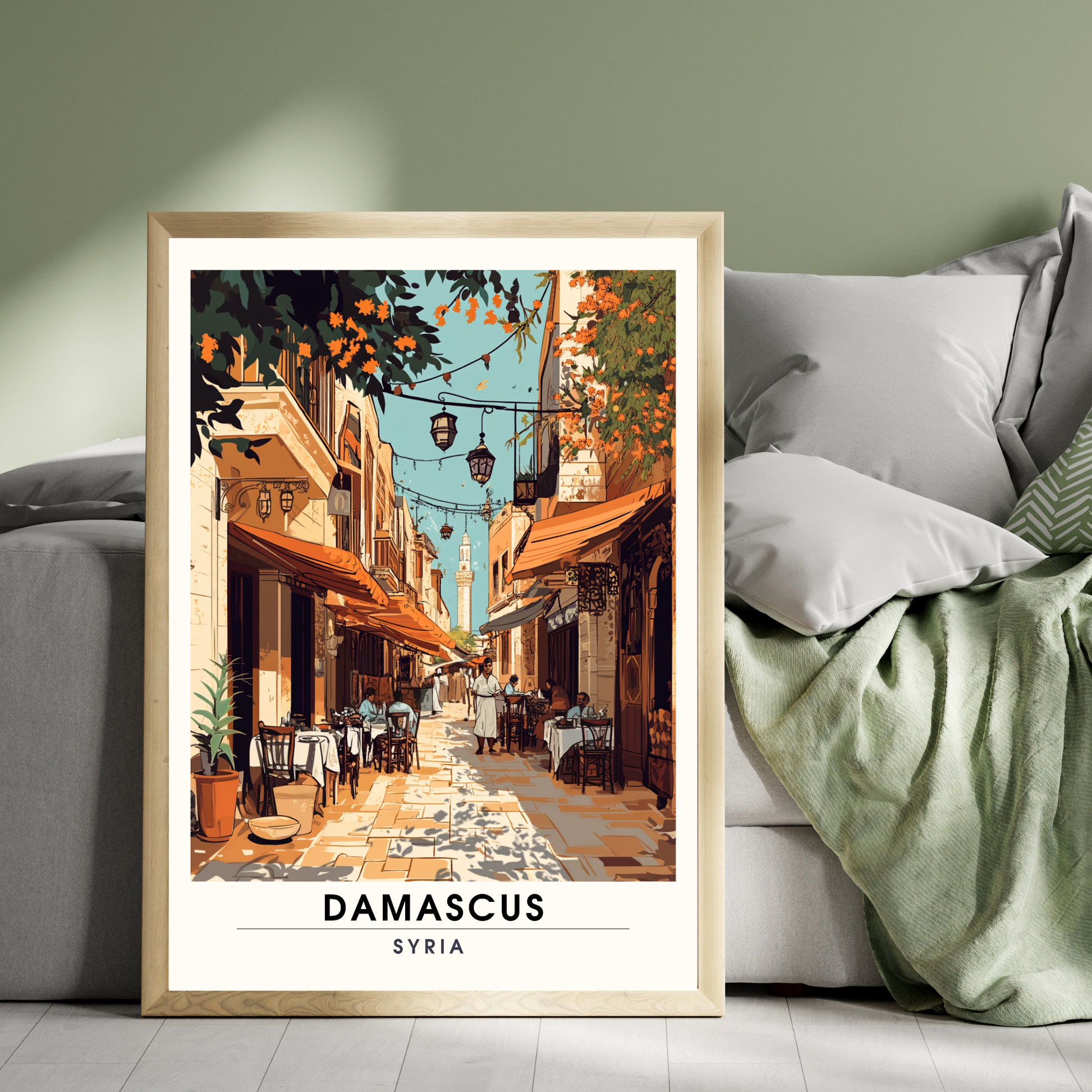 Affiche Damascus| Impression Syria | Affiche Syria