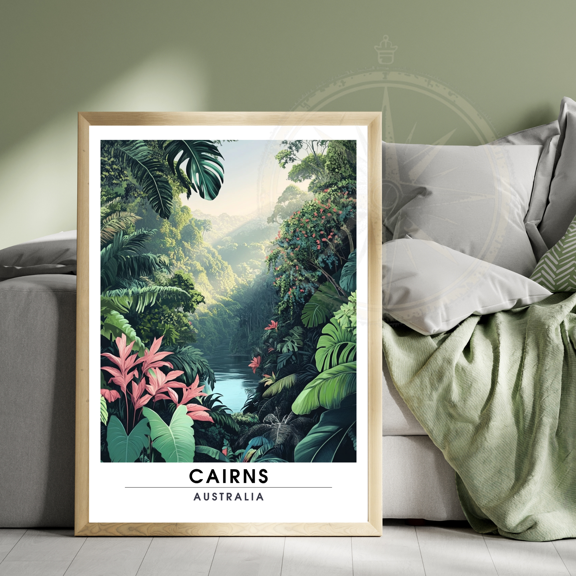Affiche Cairns | Impression de voyage Australie | Affiche Australie