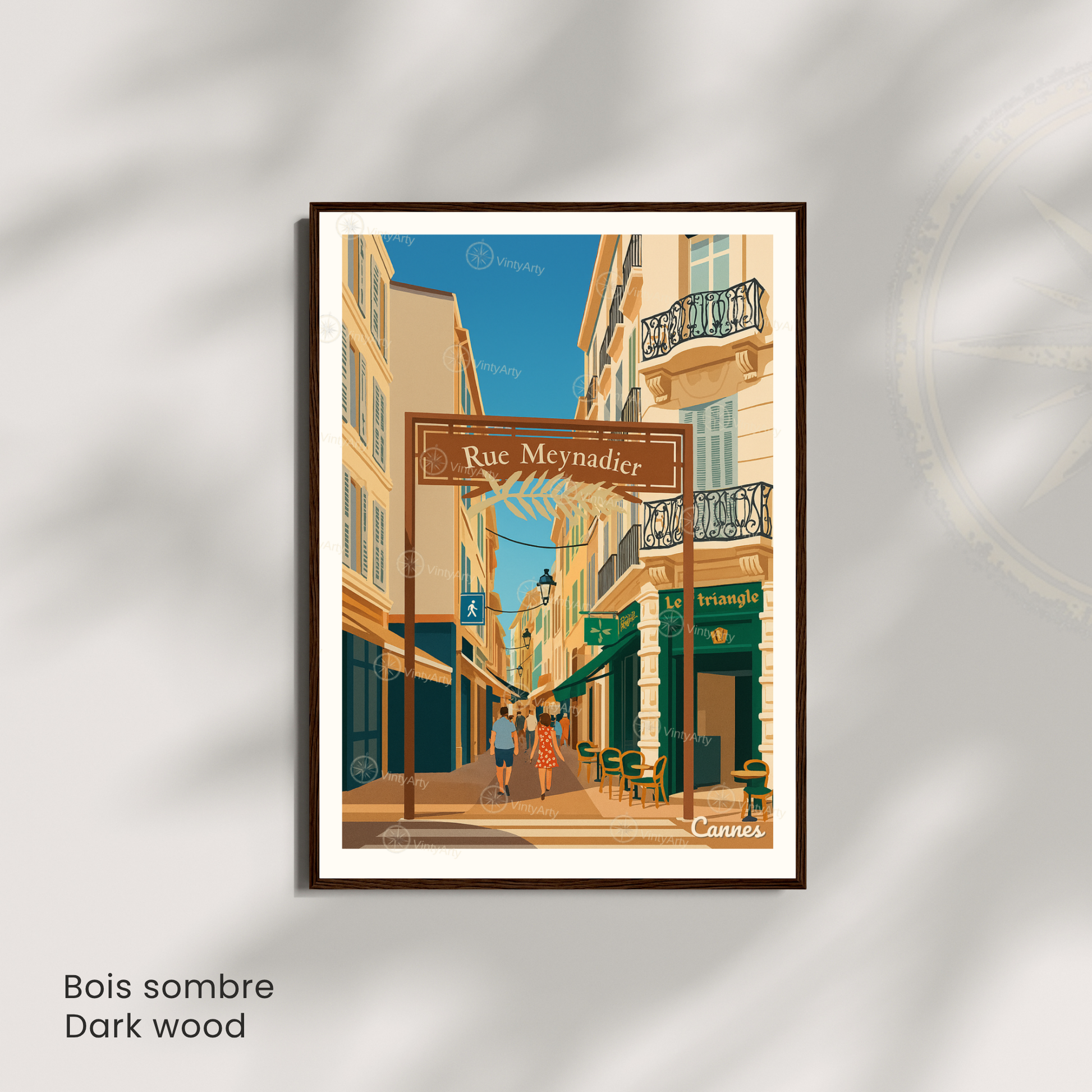 Affiche Cannes | Poster Rue Meynadier | Affiche France