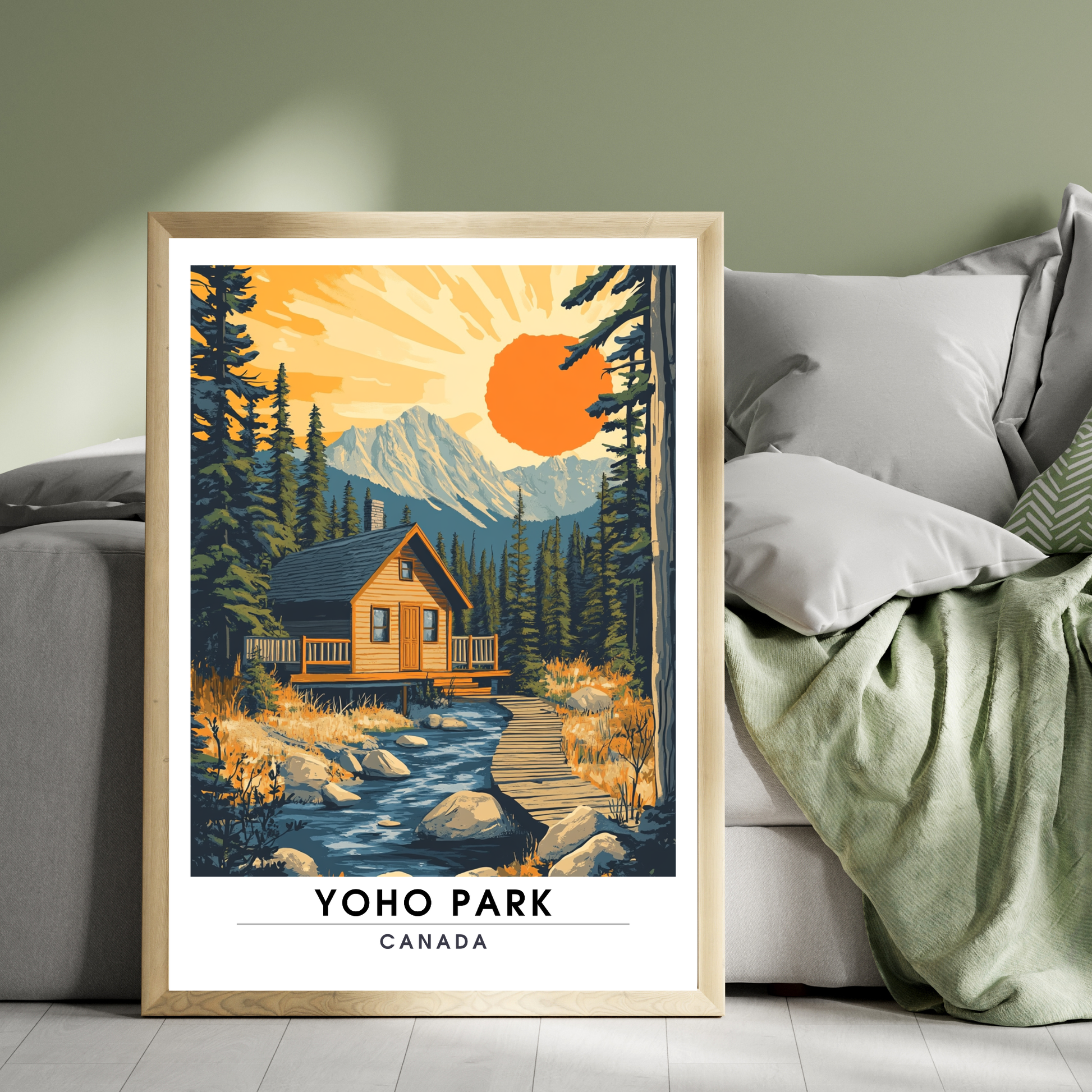 Affiche Parc national de Yoho | Poster Canada | Affiche Canada
