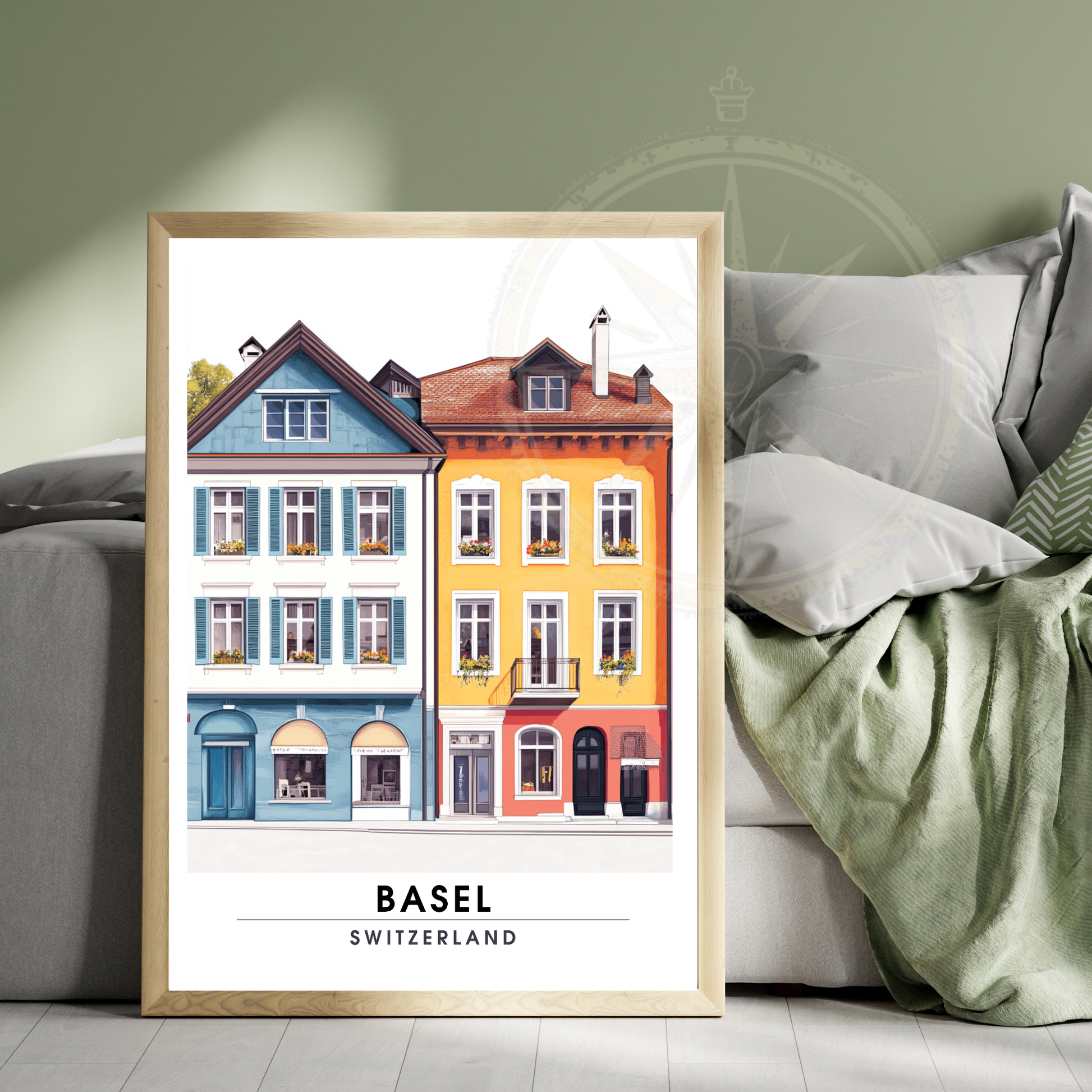 Affiche Bâle | Impression de voyage Suisse | Affiche Suisse