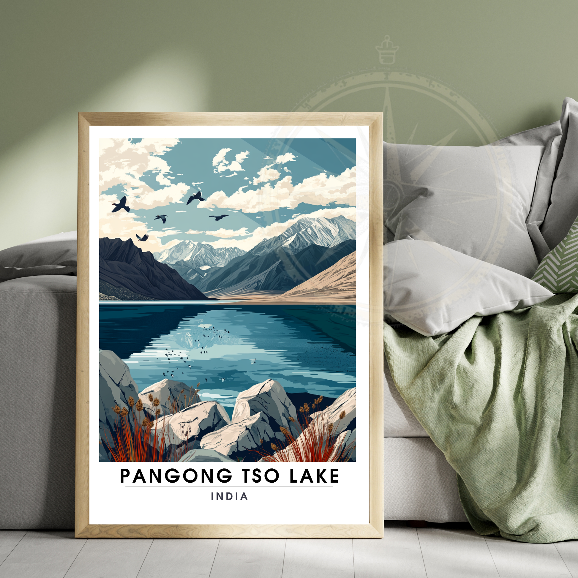 Affiche Pangong Tso Lake| Impression India | Affiche Lake