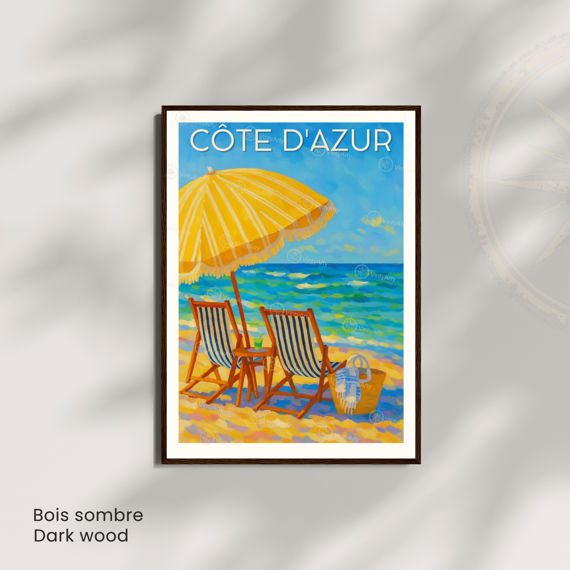 Affiche Côte d’Azur | Impression Côte d’Azur | Affiche France