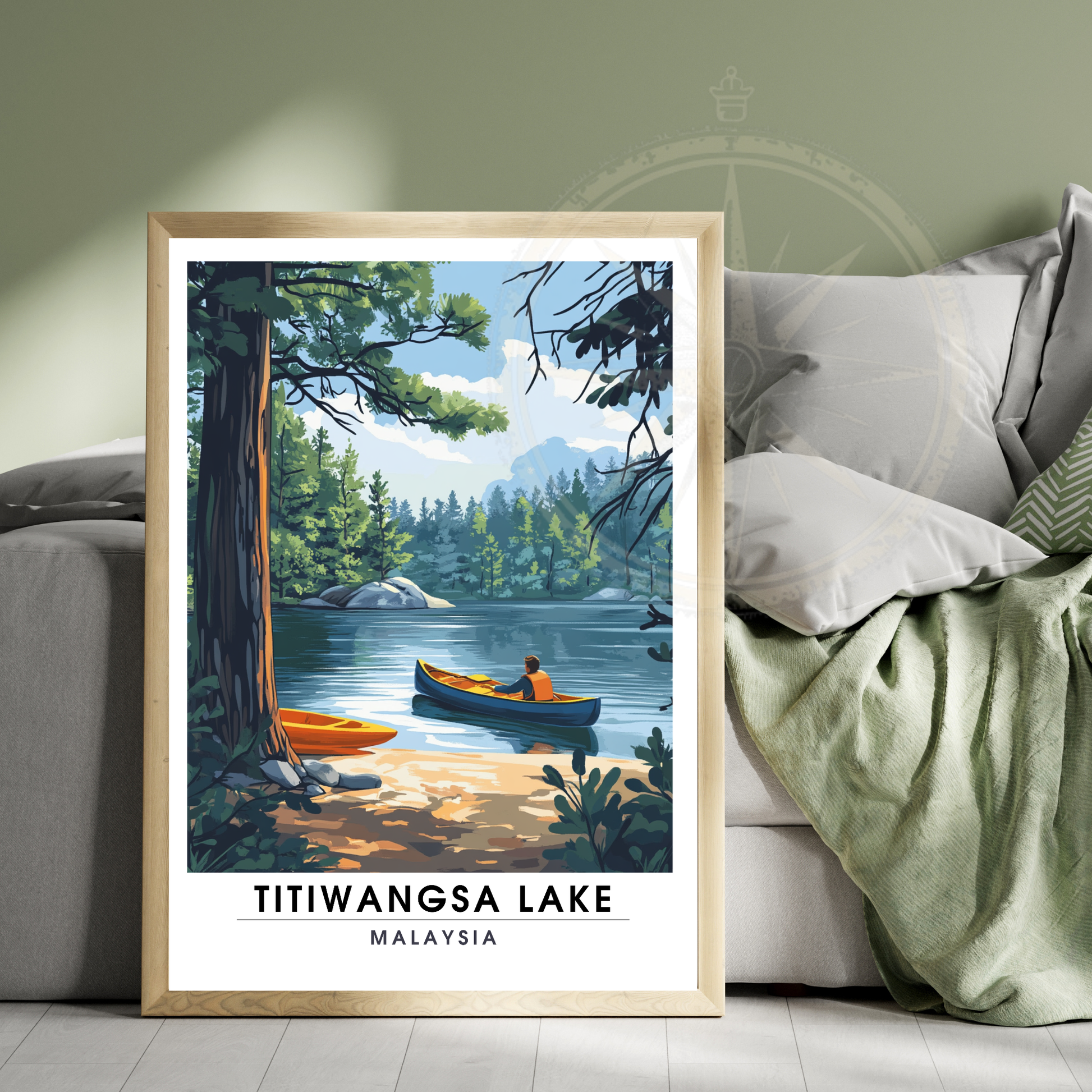 Affiche Titiwangsa lake | Impression Malaysia | Affiche Lake