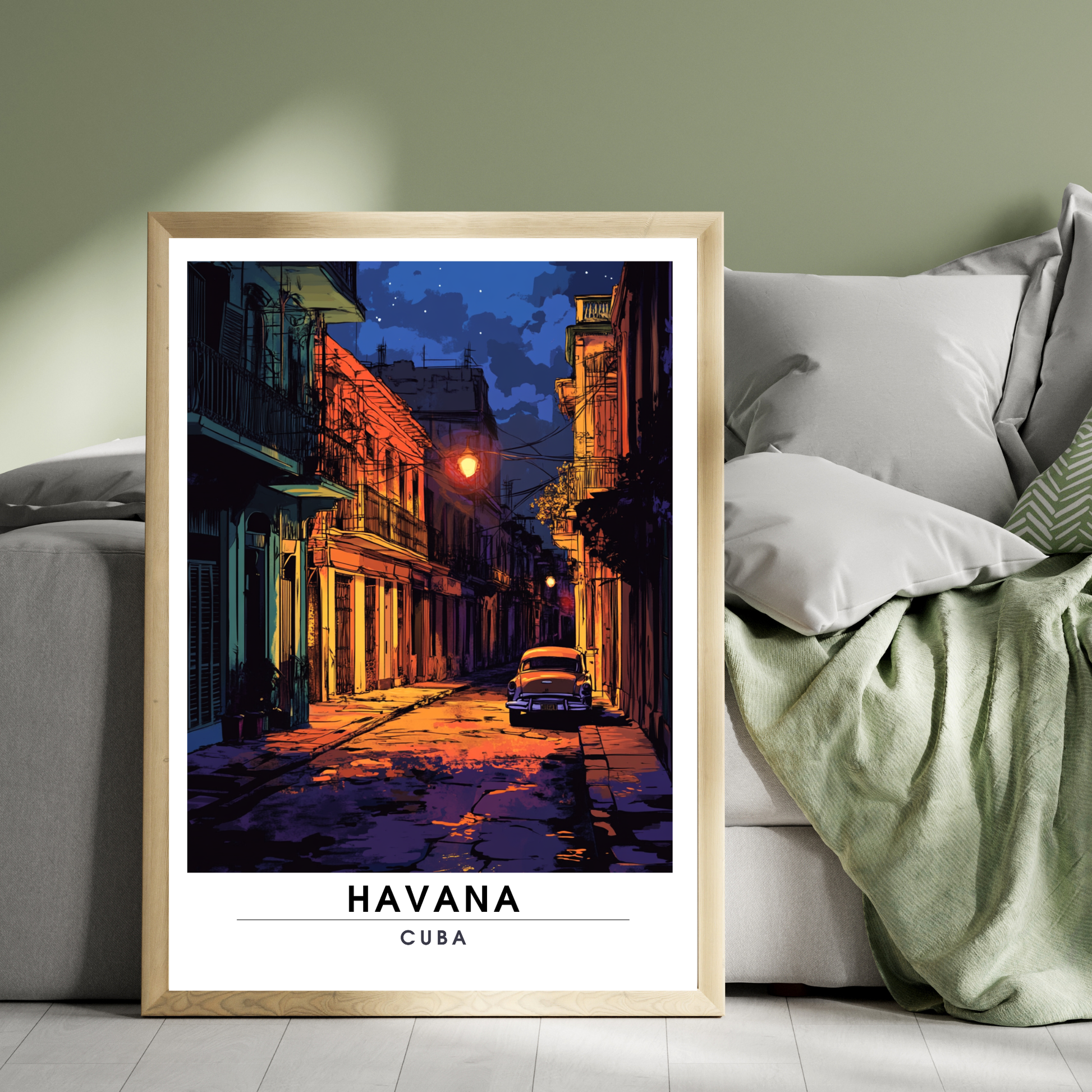 Affiche Havana | Impression Murale Cuba | Affiche Cuba