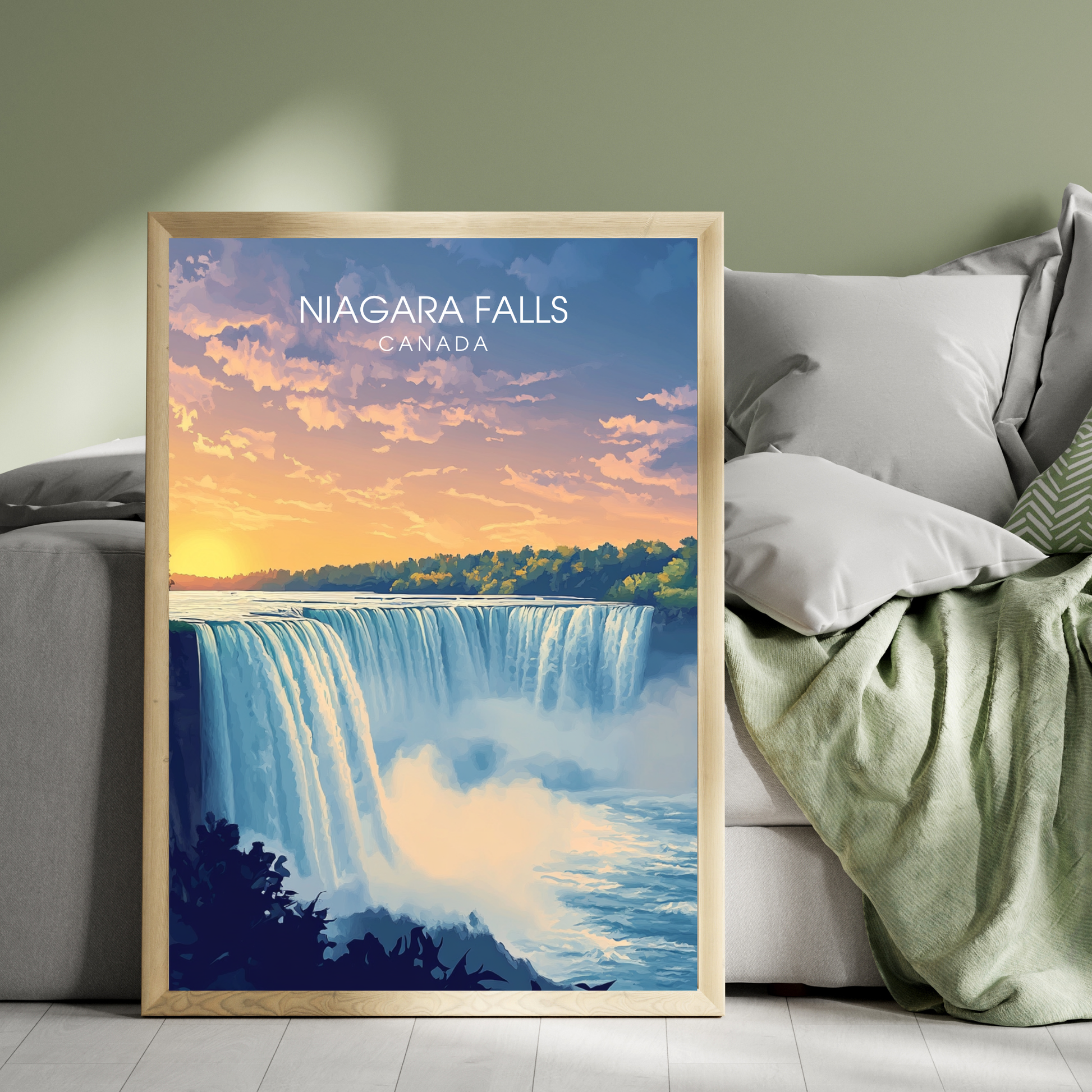 Affiche Chutes du Niagara | Poster Canada | Affiche Canada