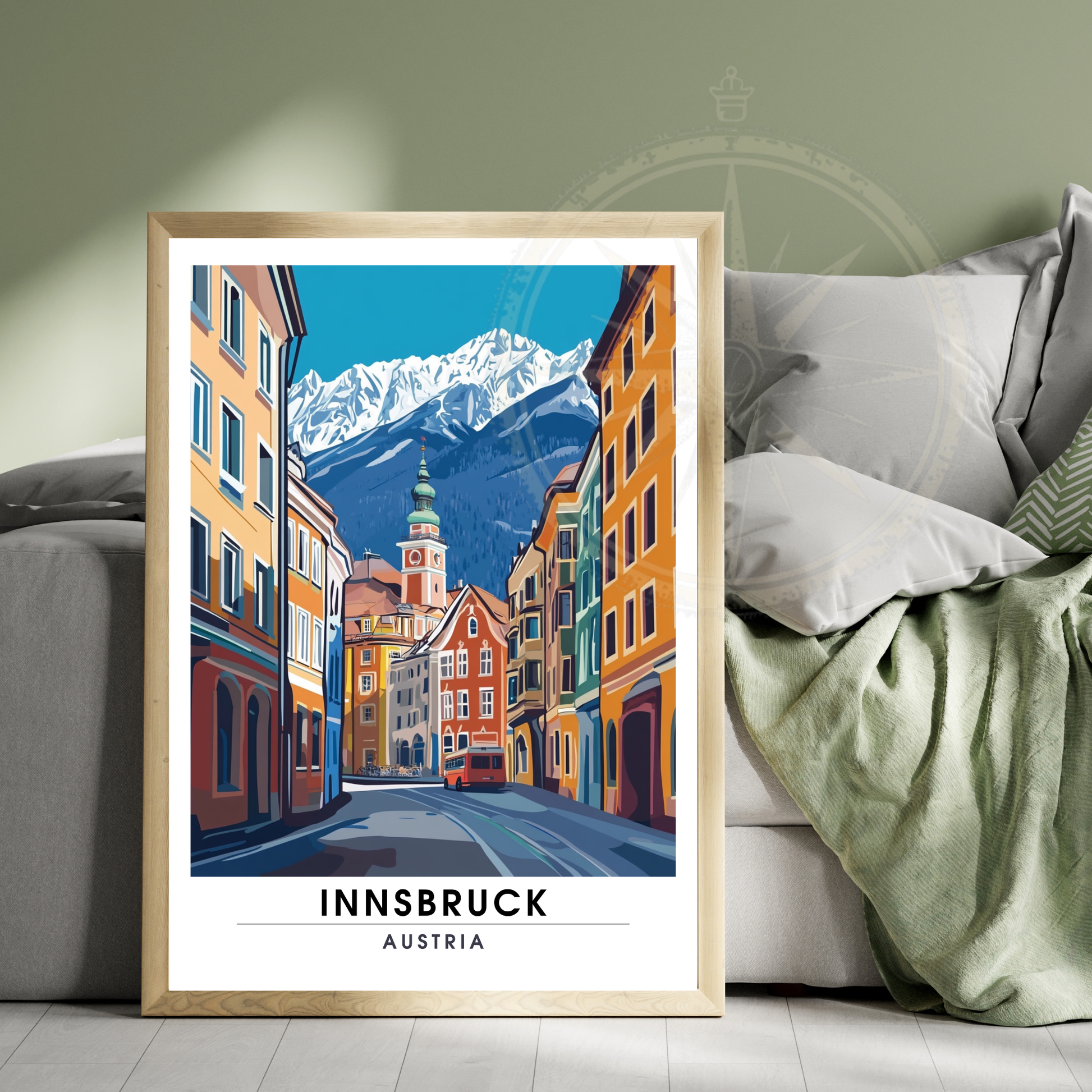 Affiche Innsbruck | Poster décoratif Autriche | Affiche Autriche