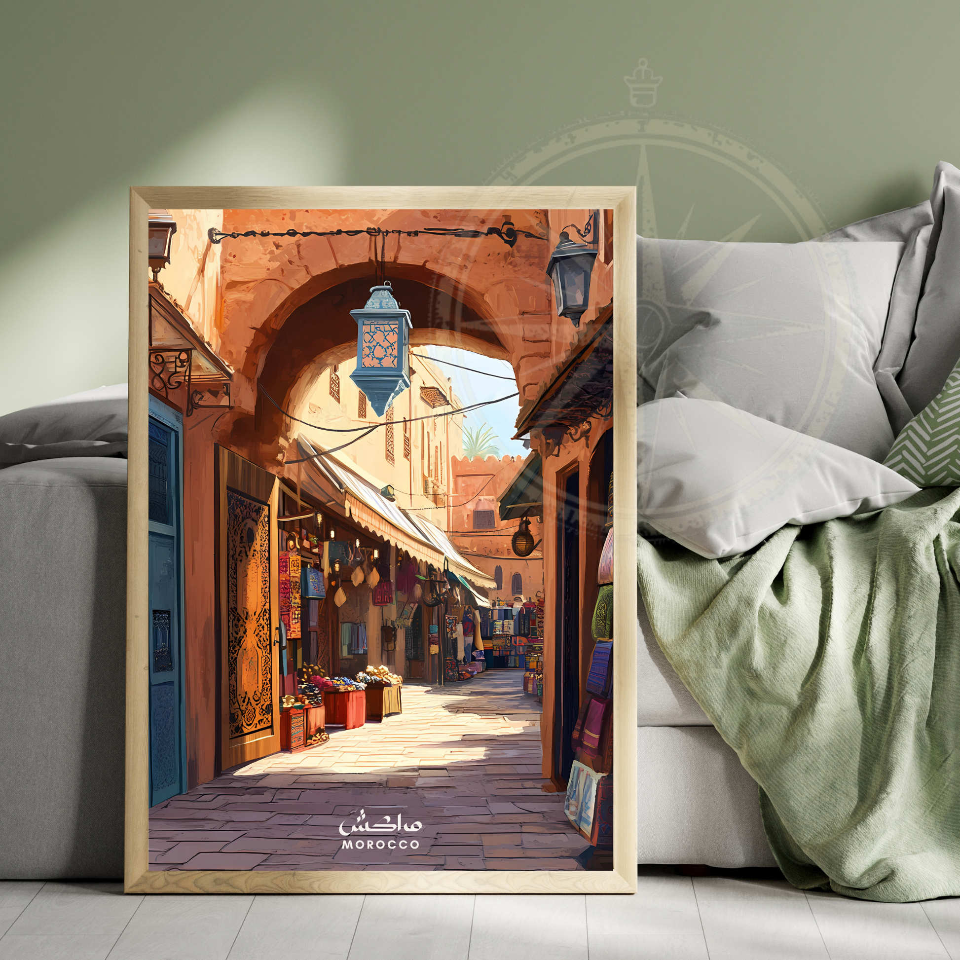 Affiche Marrakech | Impression Murale Maroc | Affiche Maroc