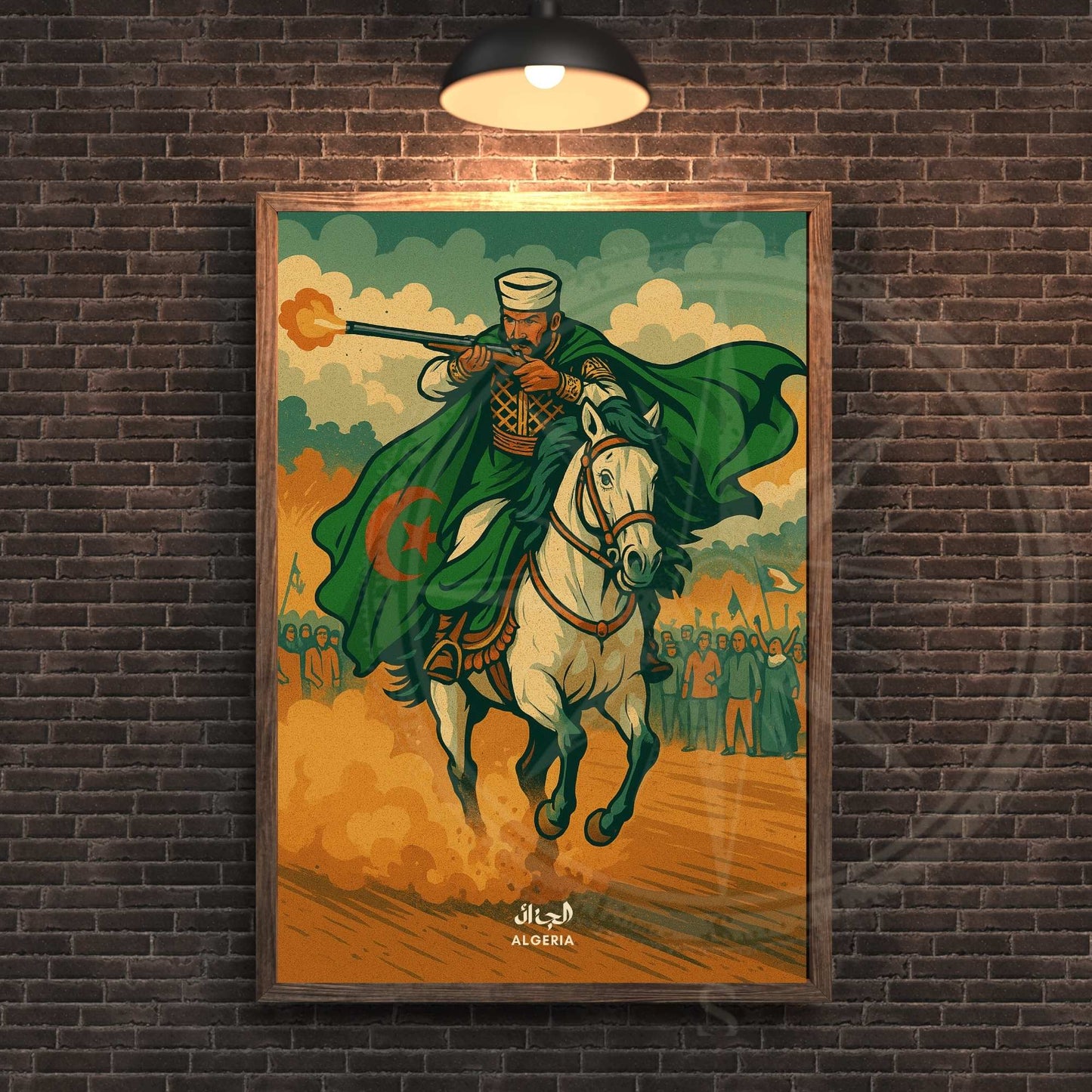 Affiche de voyage Algérie | impression Algérie | Culture algérienne | Fantaisie