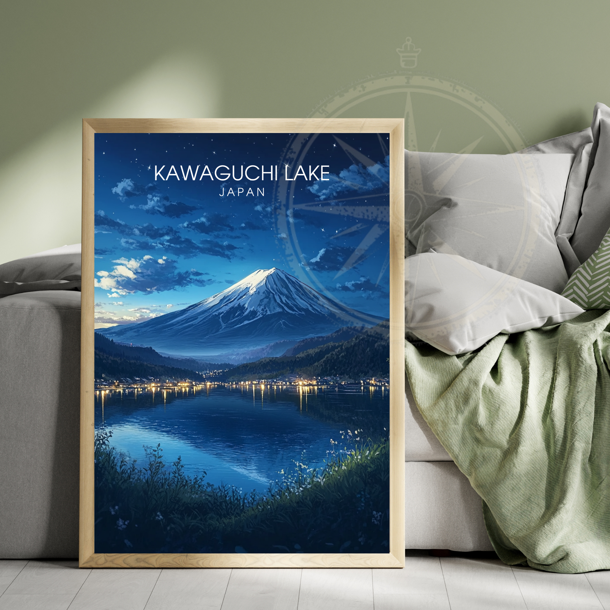 Affiche Kawaguchi Lake| Impression Japan | Affiche Lake