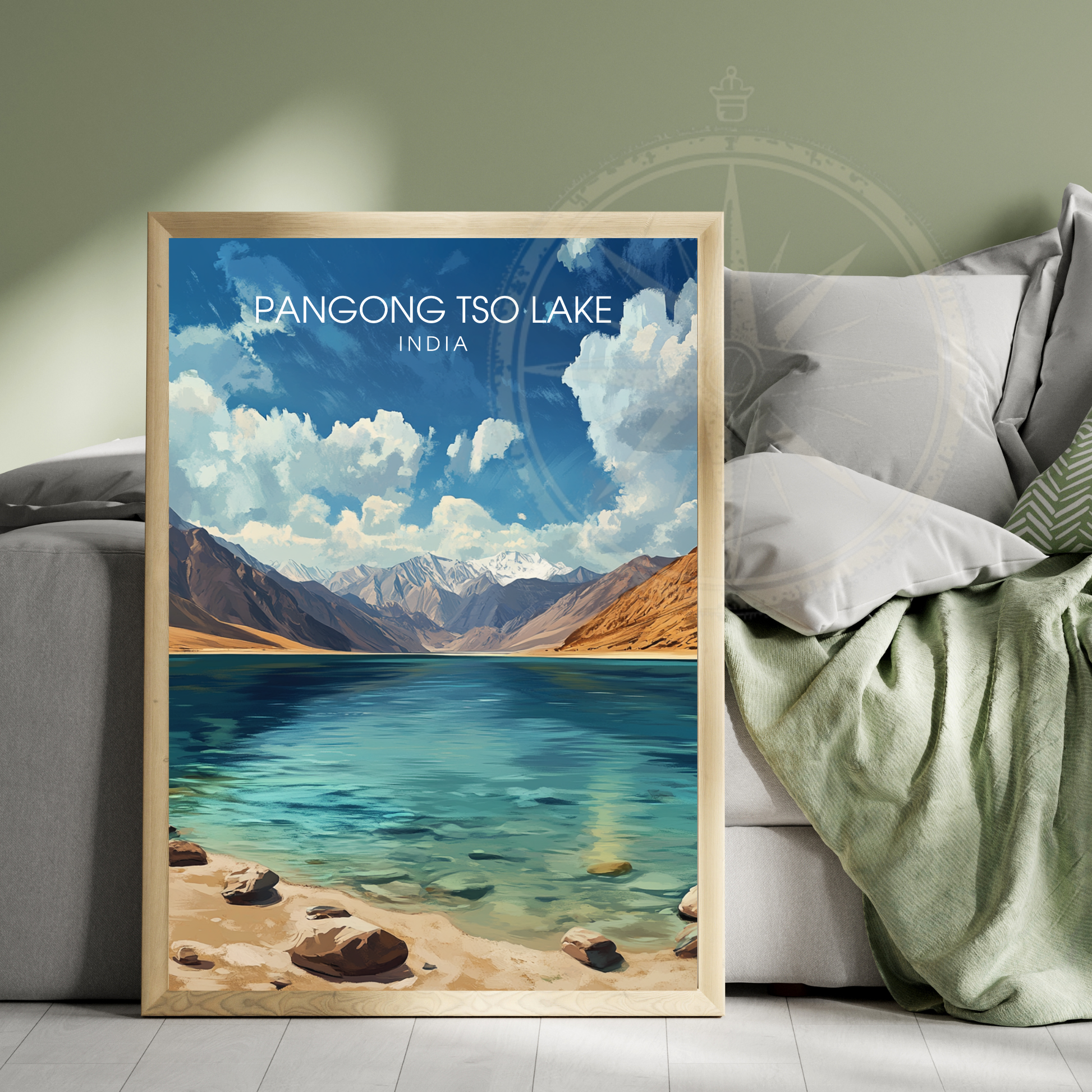 Affiche Pangong Tso Lake| Impression India | Affiche Lake