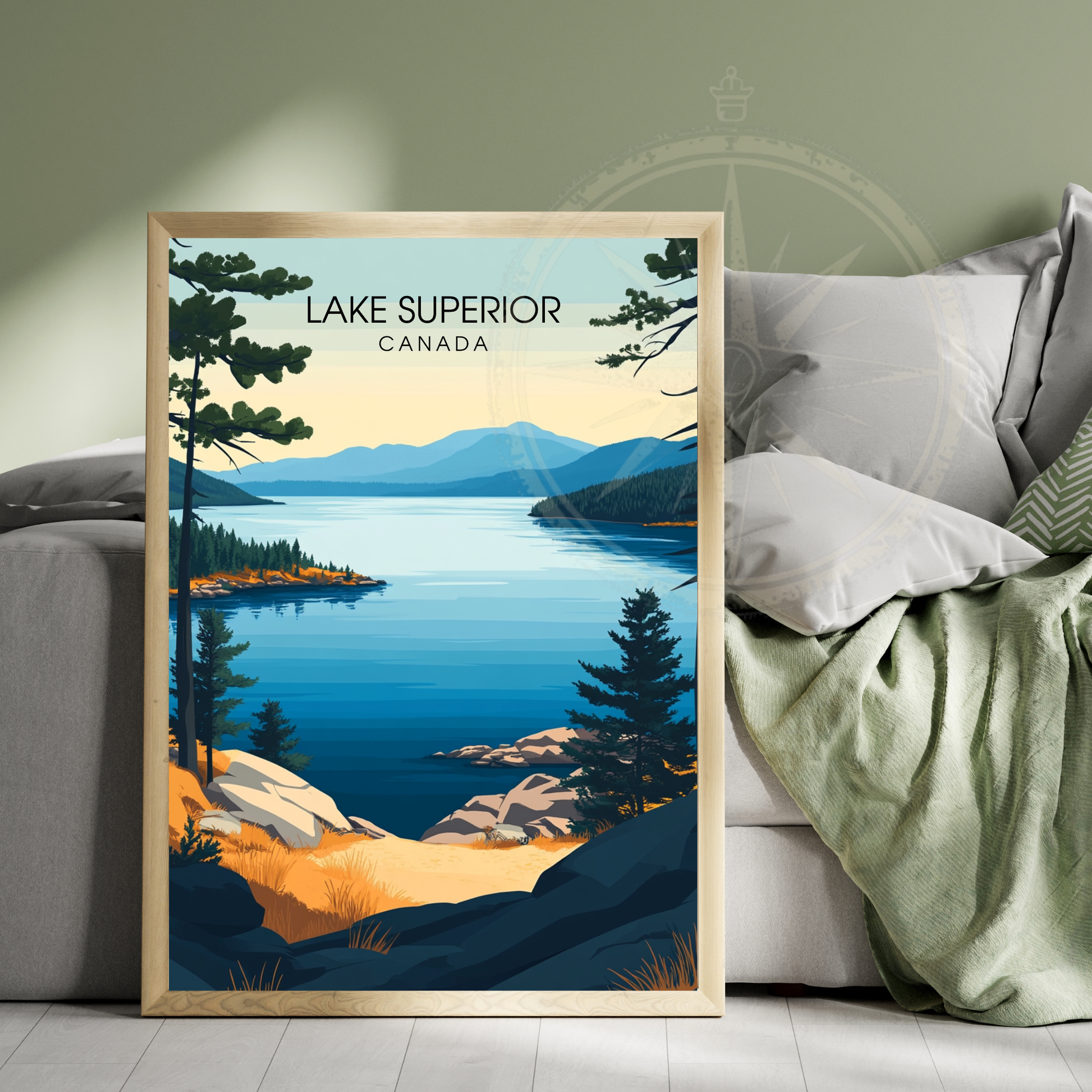 Affiche Lac Supérieur | Impression Canada | Affiche Lac