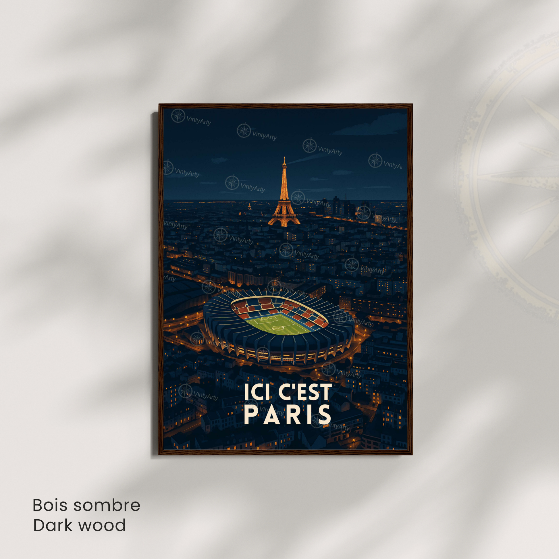 Affiche Paris | Poster de voyage Tour Eiffel | Affiche France