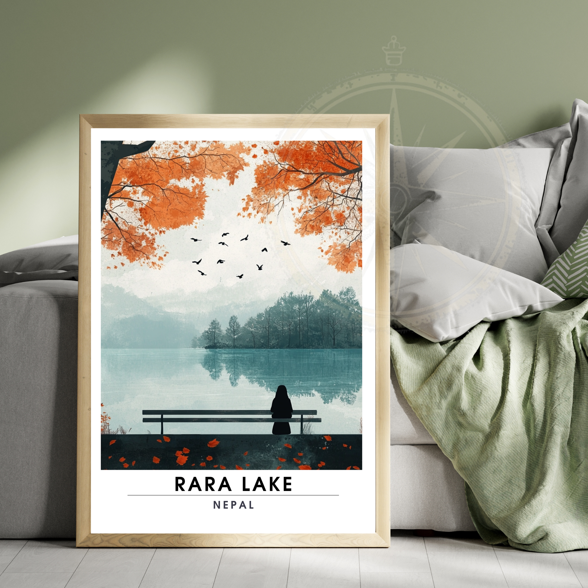 Affiche Rara Lake | Impression Nepal | Affiche Lake