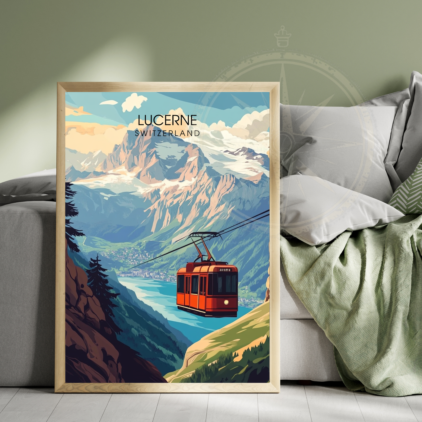 Affiche Lucerne | Impression Suisse | Affiche Suisse