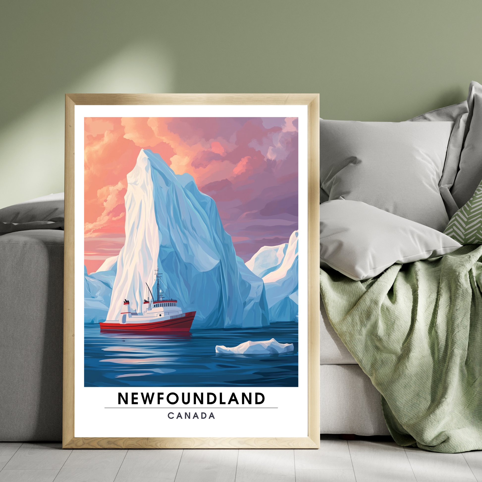 Affiche Terre Neuve | Impression Murale Canada | Affiche Canada