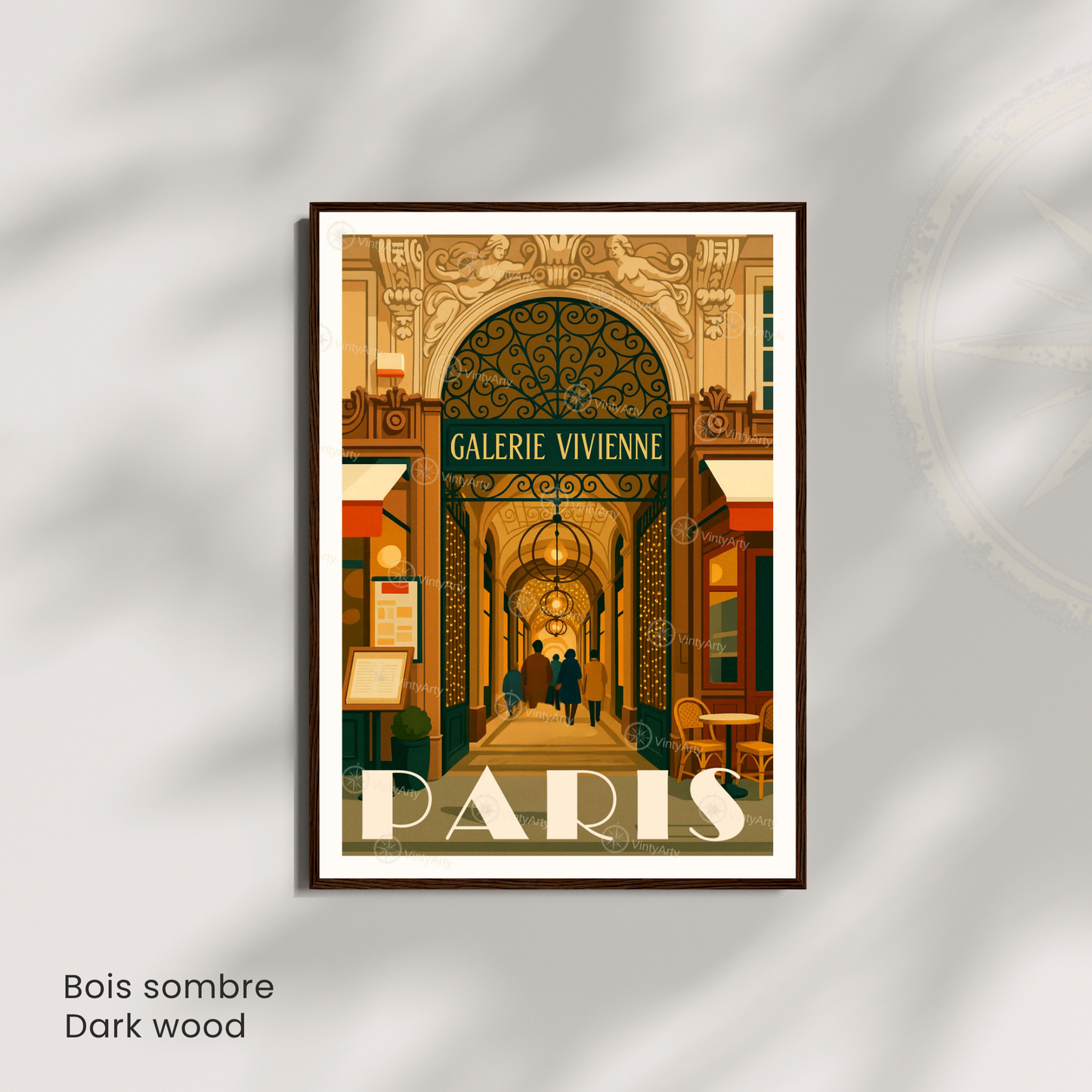 Affiche Paris | Poster Galerie Vivienne | Affiche France
