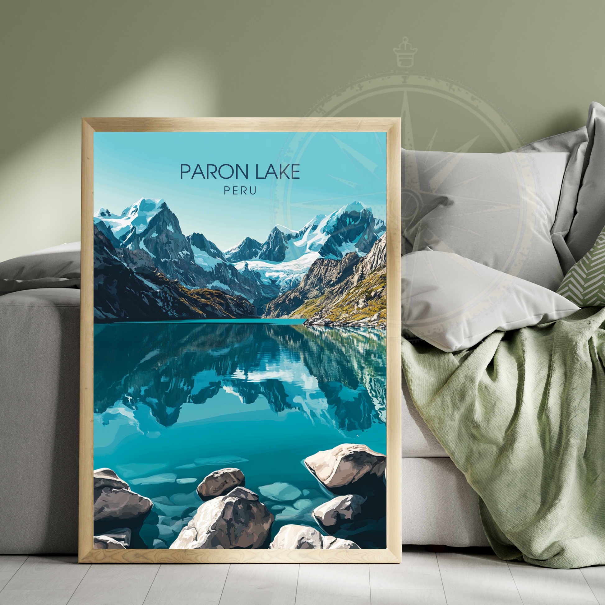 Affiche Lac Paron | Impression Pérou | Affiche Lac