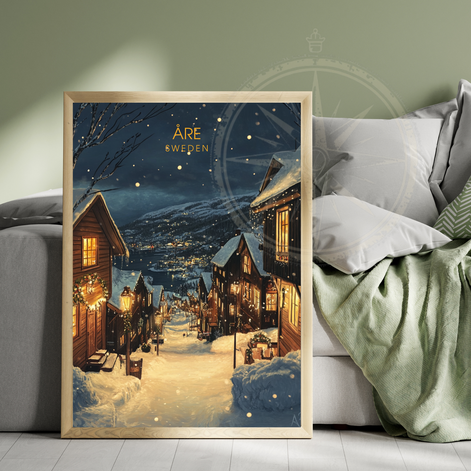 Affiche Åre | Poster décoratif Suède | Affiche Suède