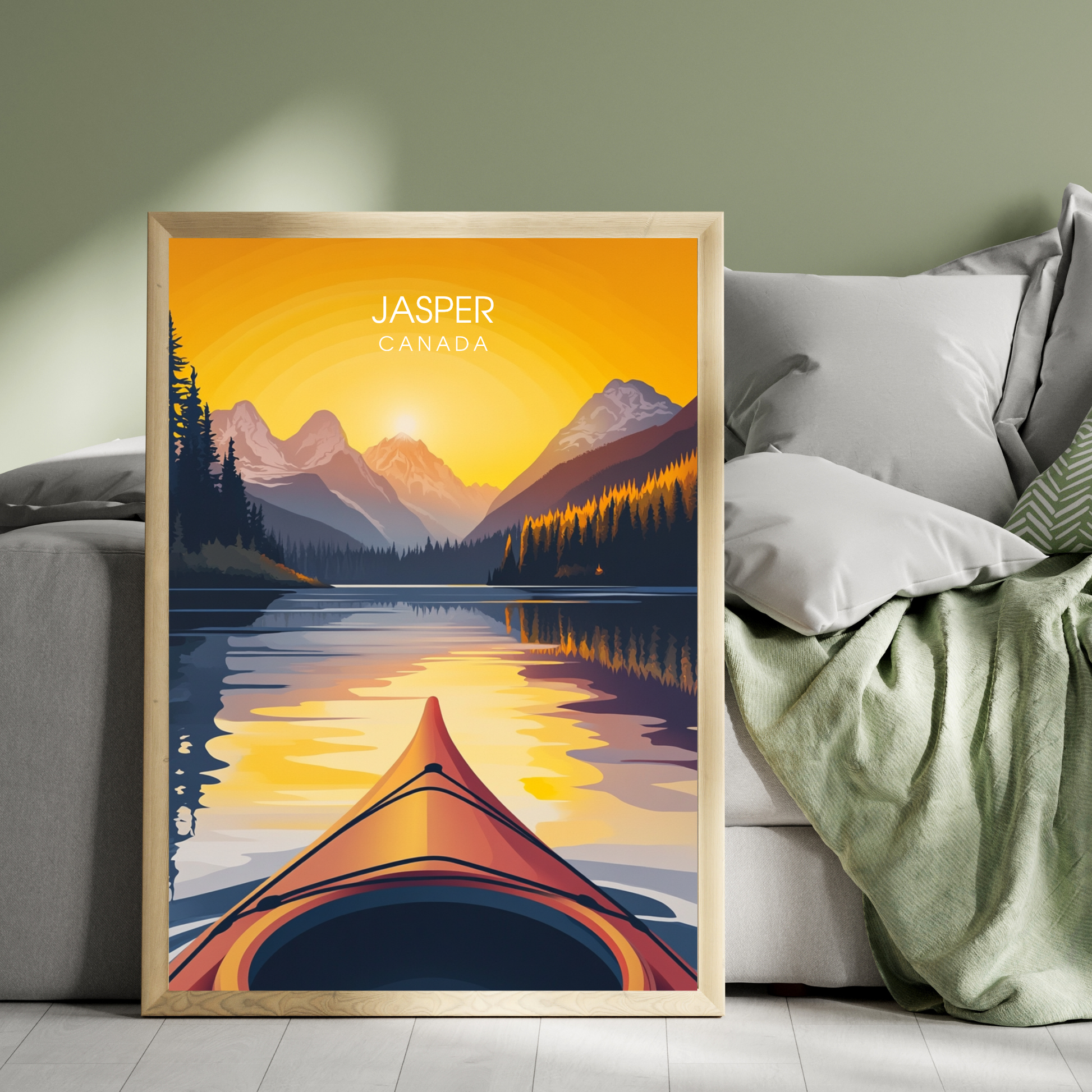 Affiche Parc national de jasper | Impression Canada | Affiche Canada