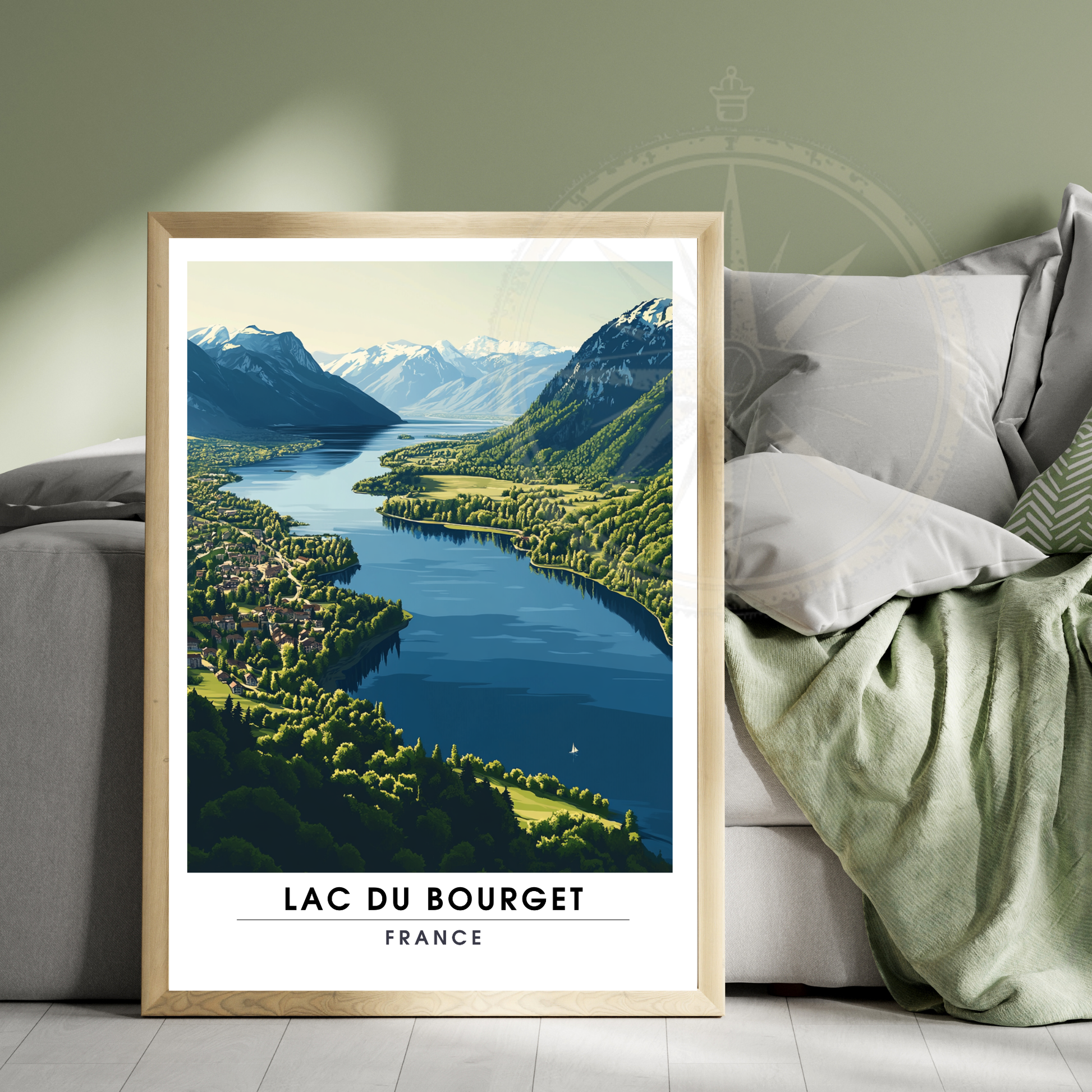 Affiche Lac du Bourget | Impression France  |  Affiche France