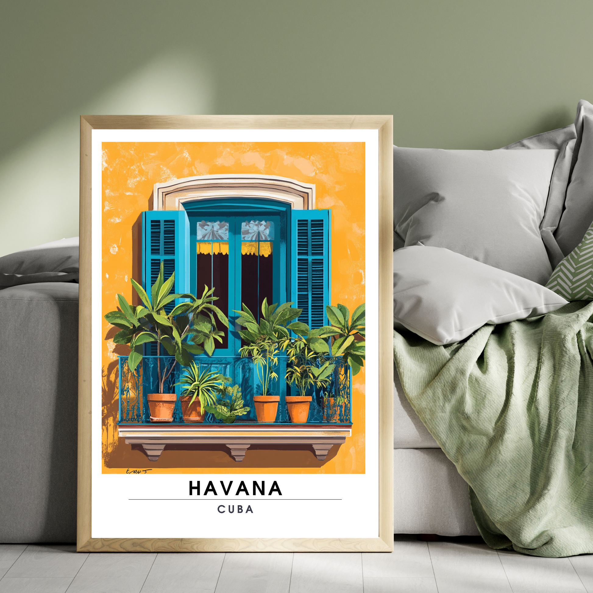 Affiche Havana | Impression de voyage Cuba | Affiche Cuba
