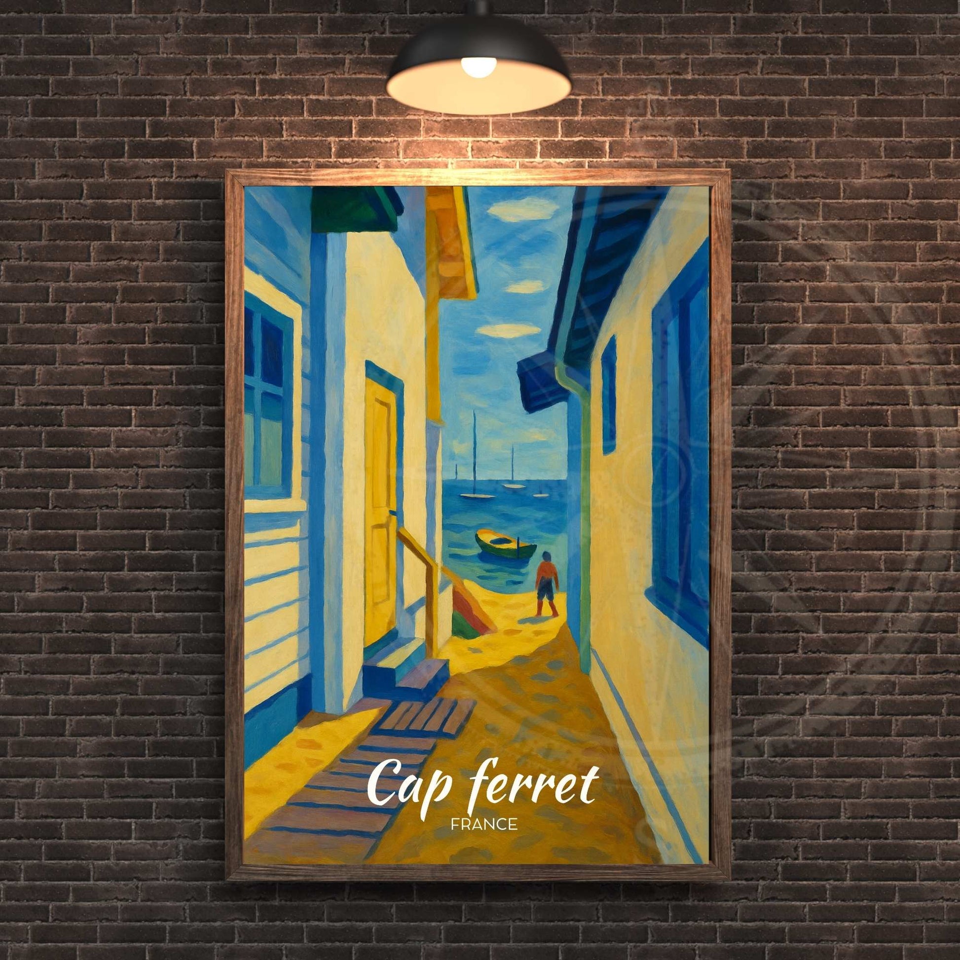 Affiche de voyage Cap Ferret