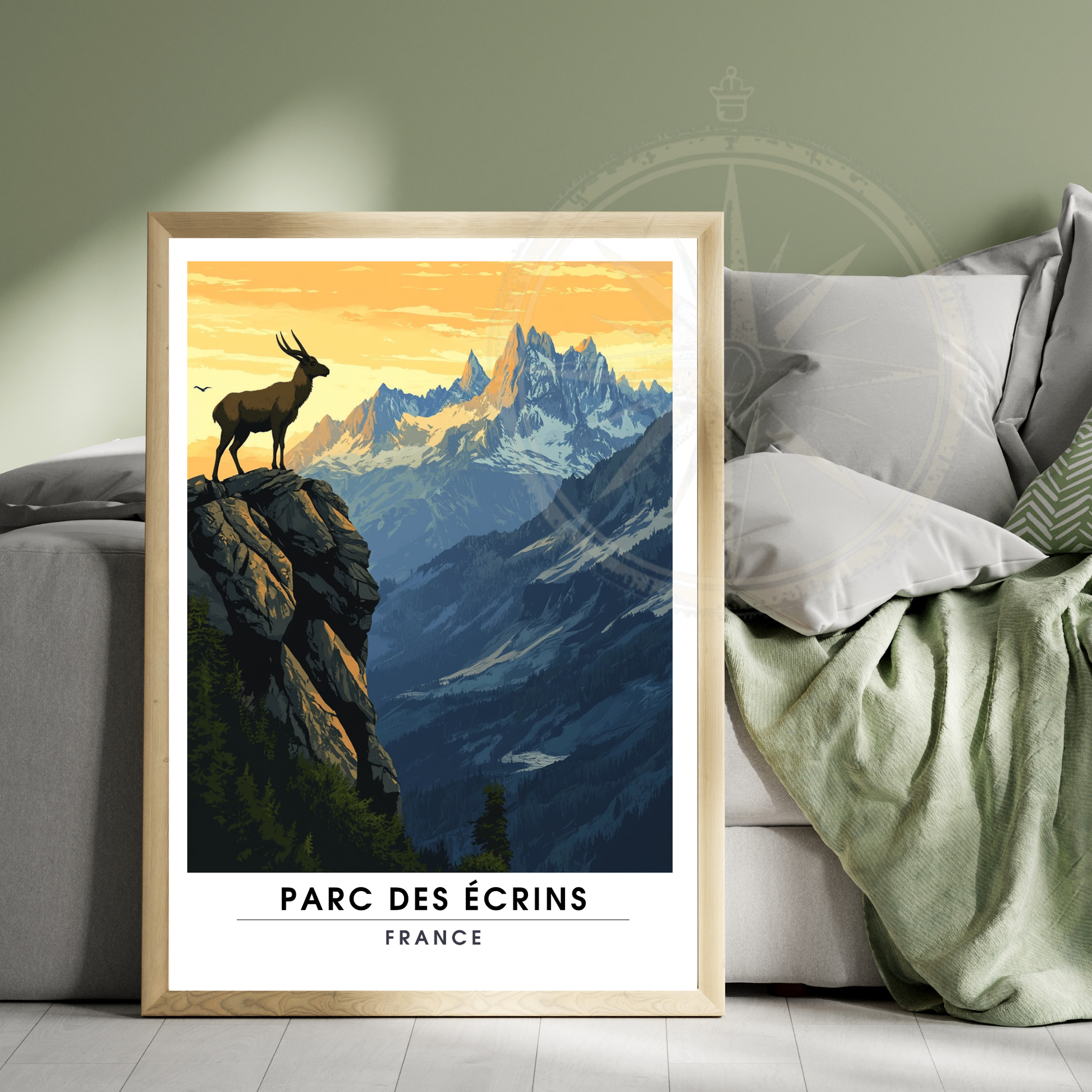 Affiche Parc des Écrins | Impression France  |  Affiche France