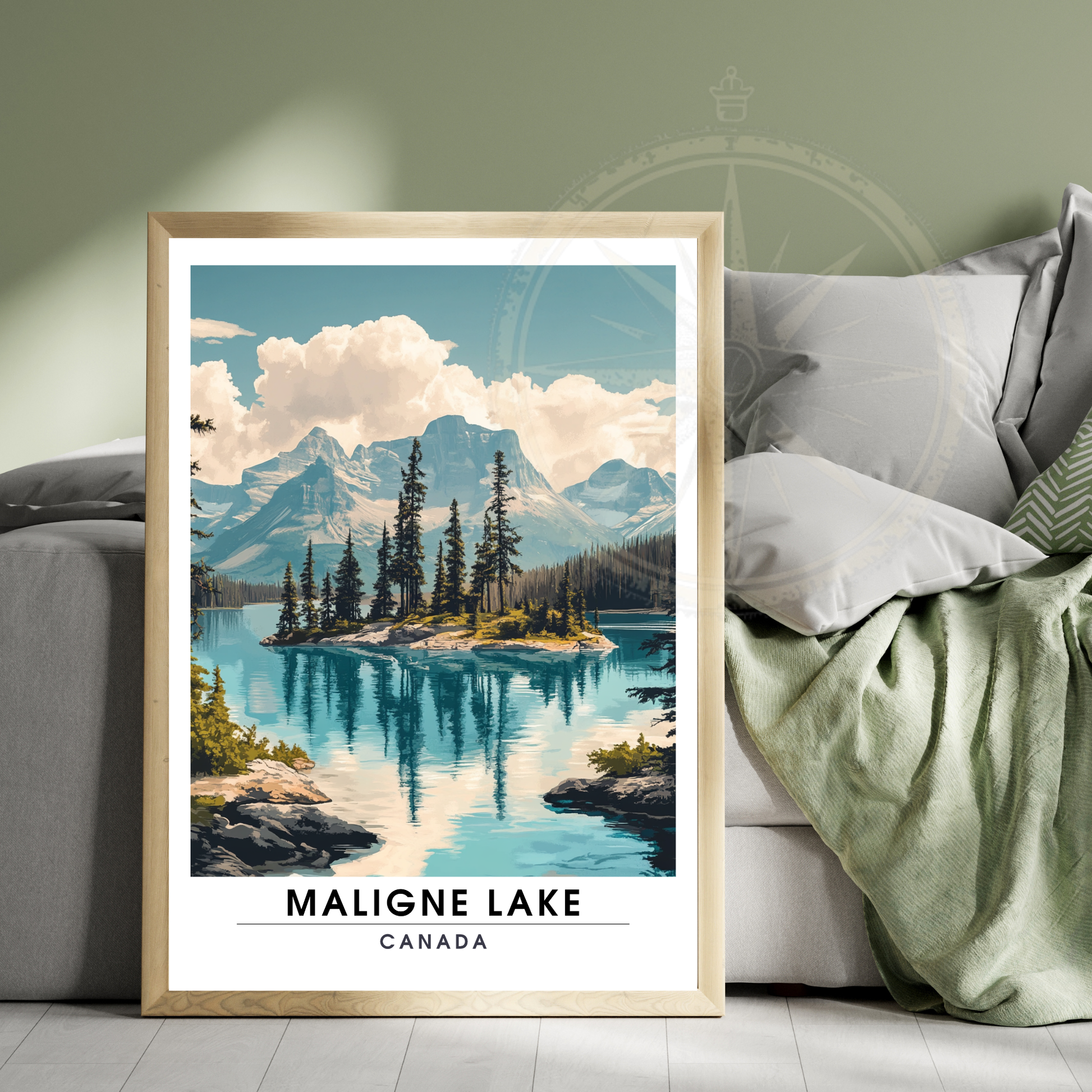 Affiche Lac Maligne | Impression Canada | Affiche Lac