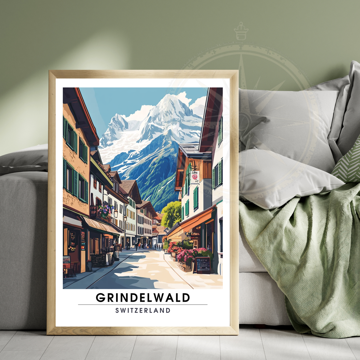 Affiche Grindelwald | Impression Suisse | Affiche Suisse