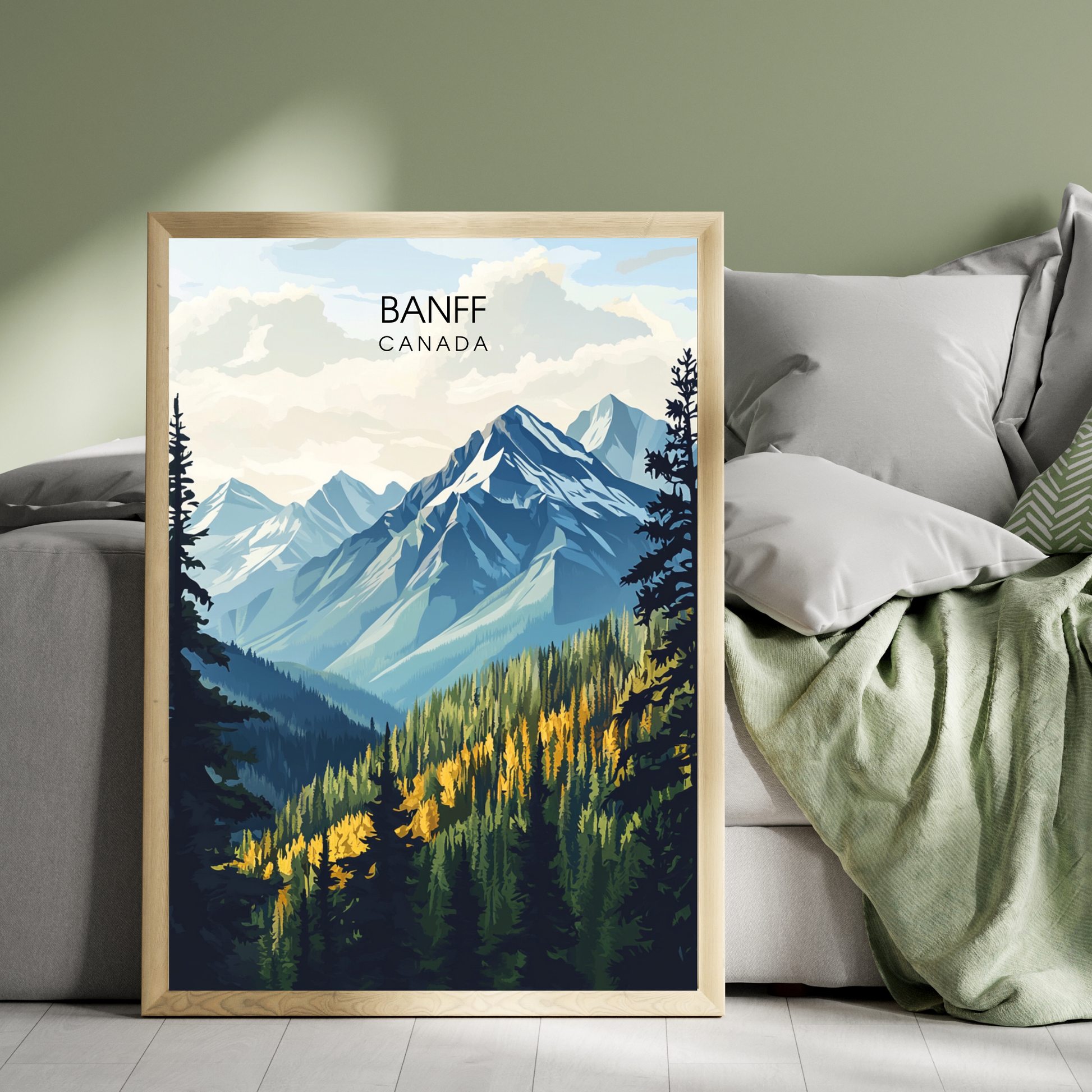 Affiche Parc national de Banff | Poster Canada | Affiche Canada
