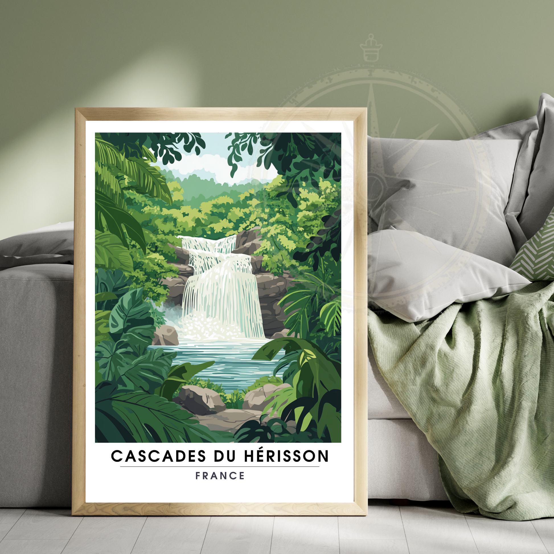 Affiche Cascades du Hérisson | Impression france | France