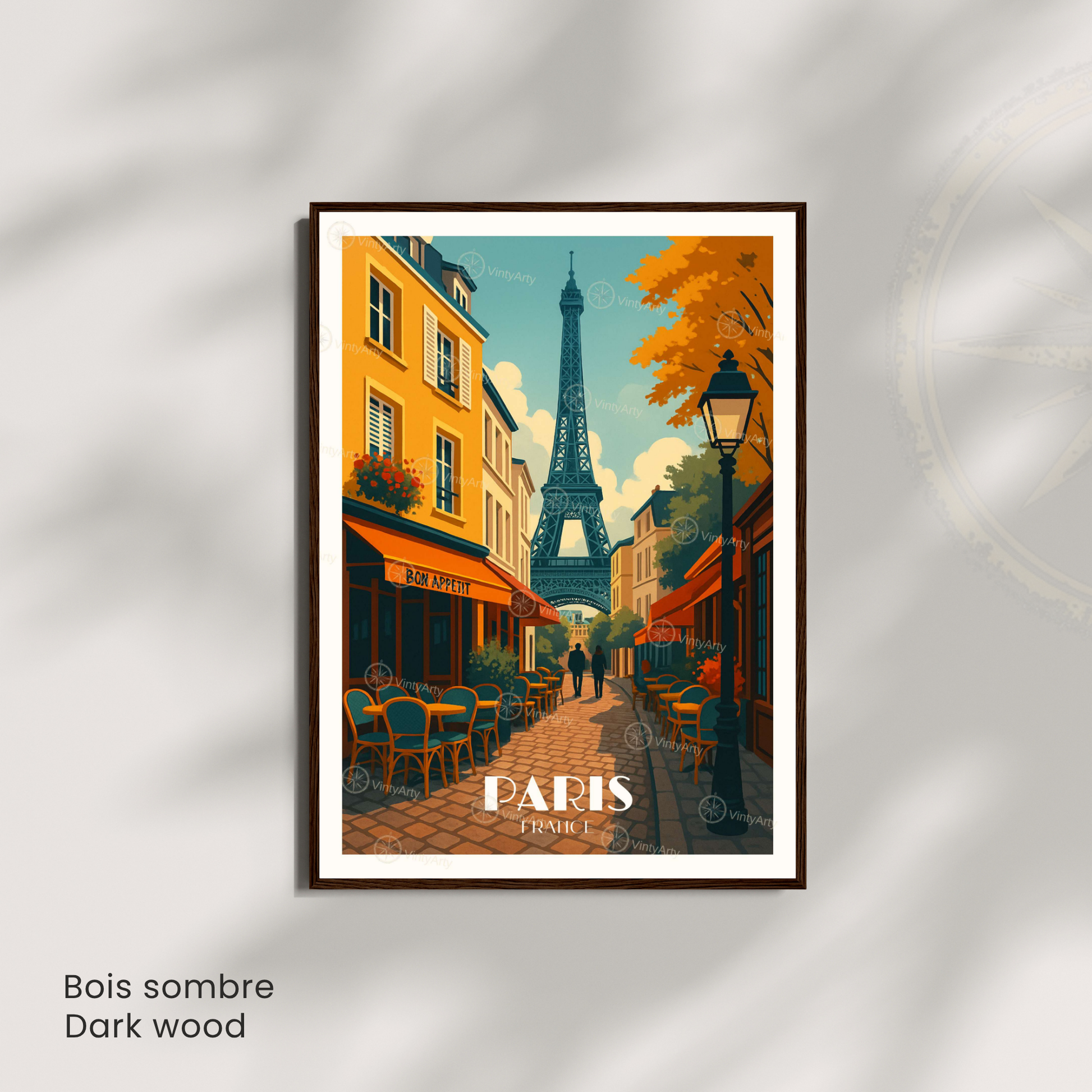 Affiche Paris | Impression déco Tour Eiffel | Affiche France