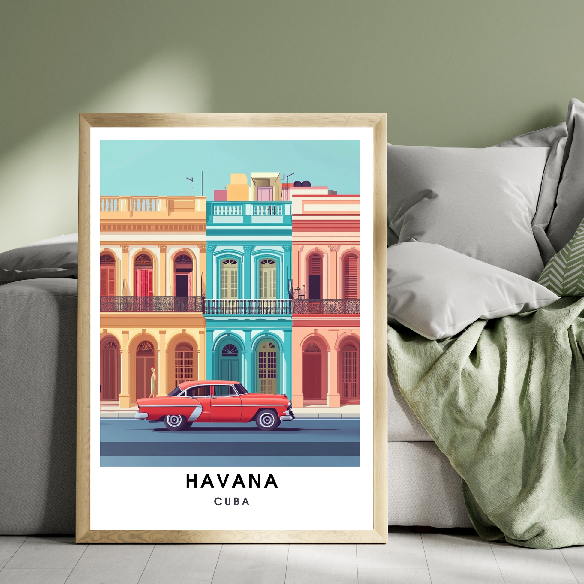 Affiche Havana | Poster décoratif Cuba | Affiche Cuba
