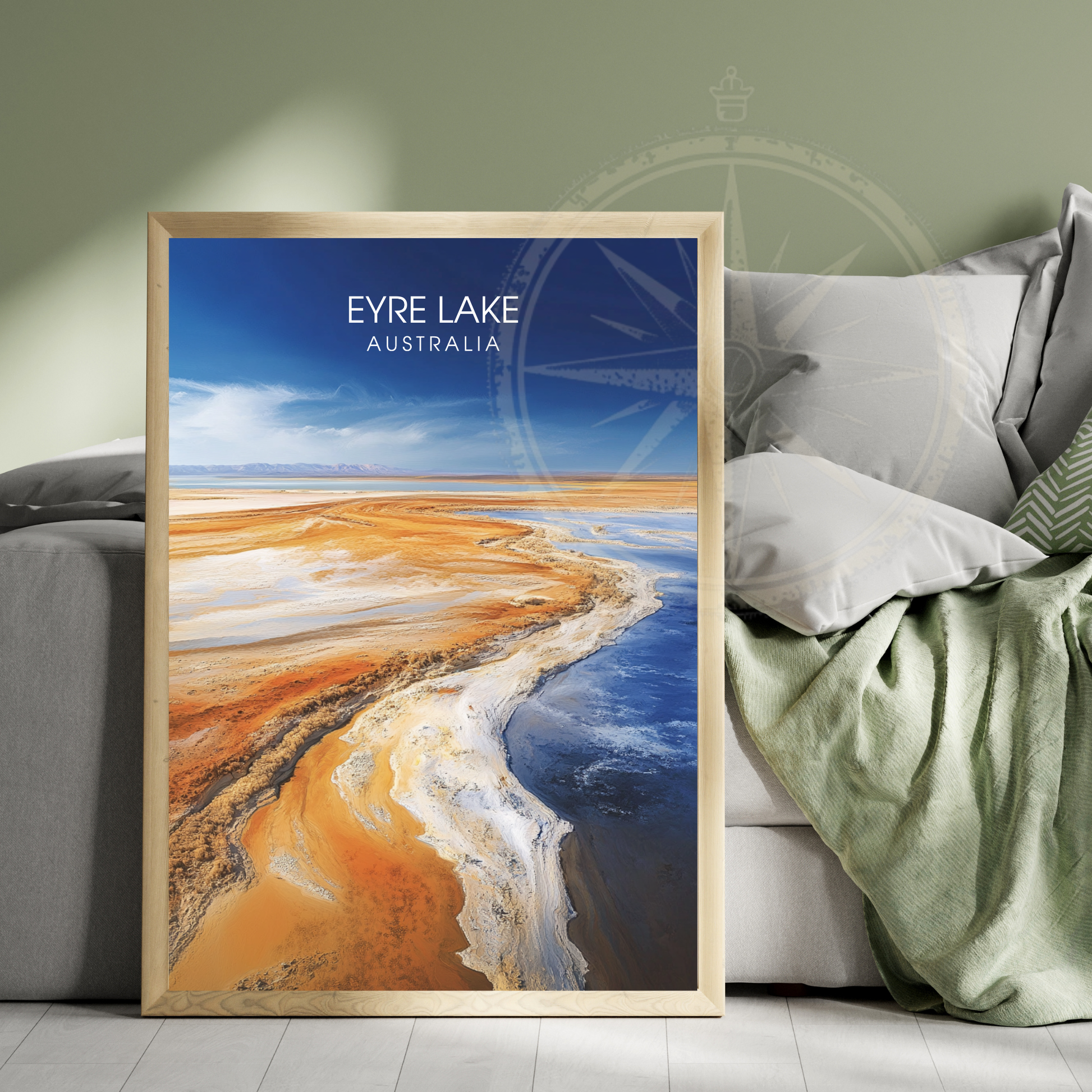 Affiche lac Eyre | Poster Australie | Affiche Lac