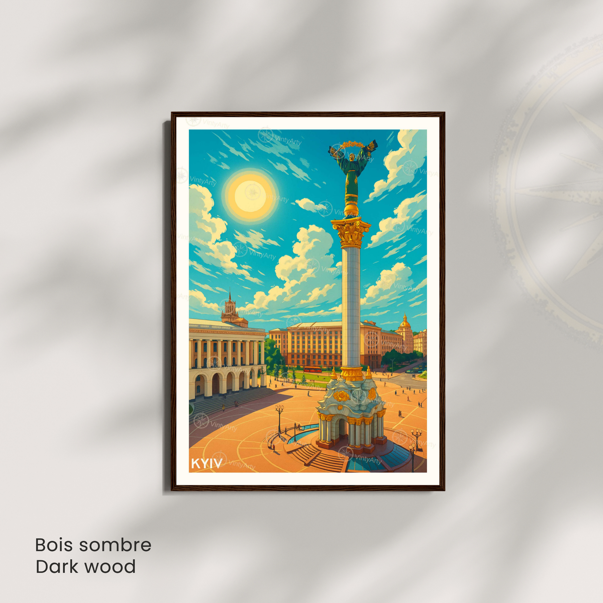Affiche Kyiv | Impression murale Kyiv | Affiche Ukraine