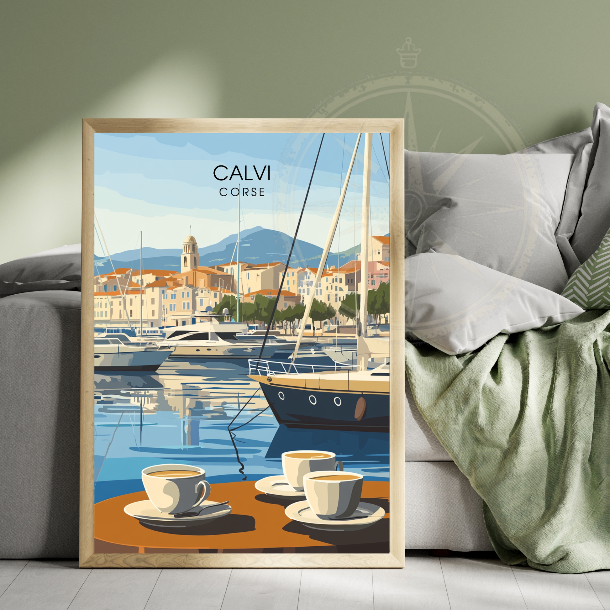 Affiche Calvi | Impression Corse | Affiche Corse