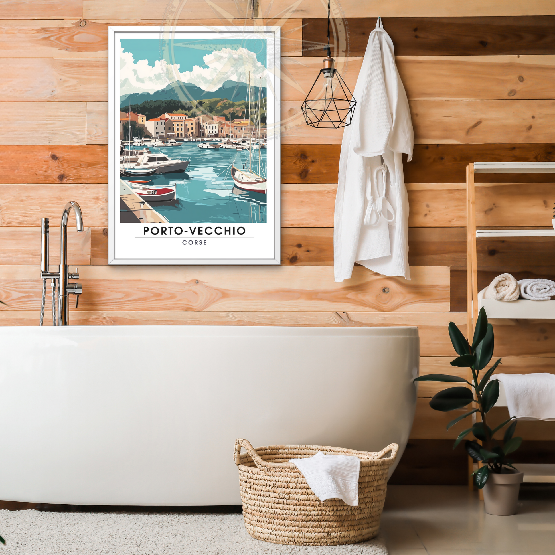 Affiche Porto Vecchio | Impression Corse | Affiche Corse