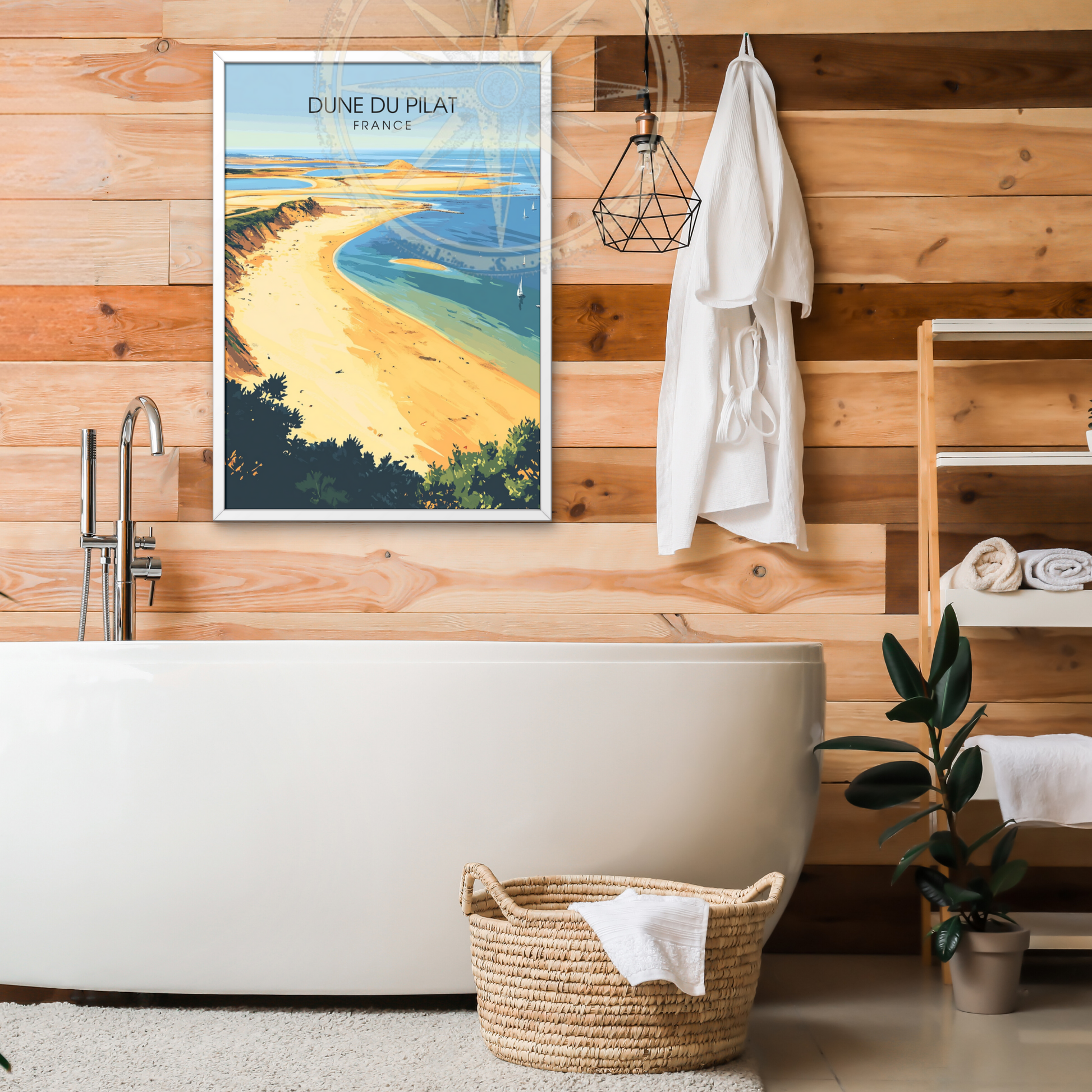Affiche Dune du Pilat | Impression Dune du Pilat |  Affiche France