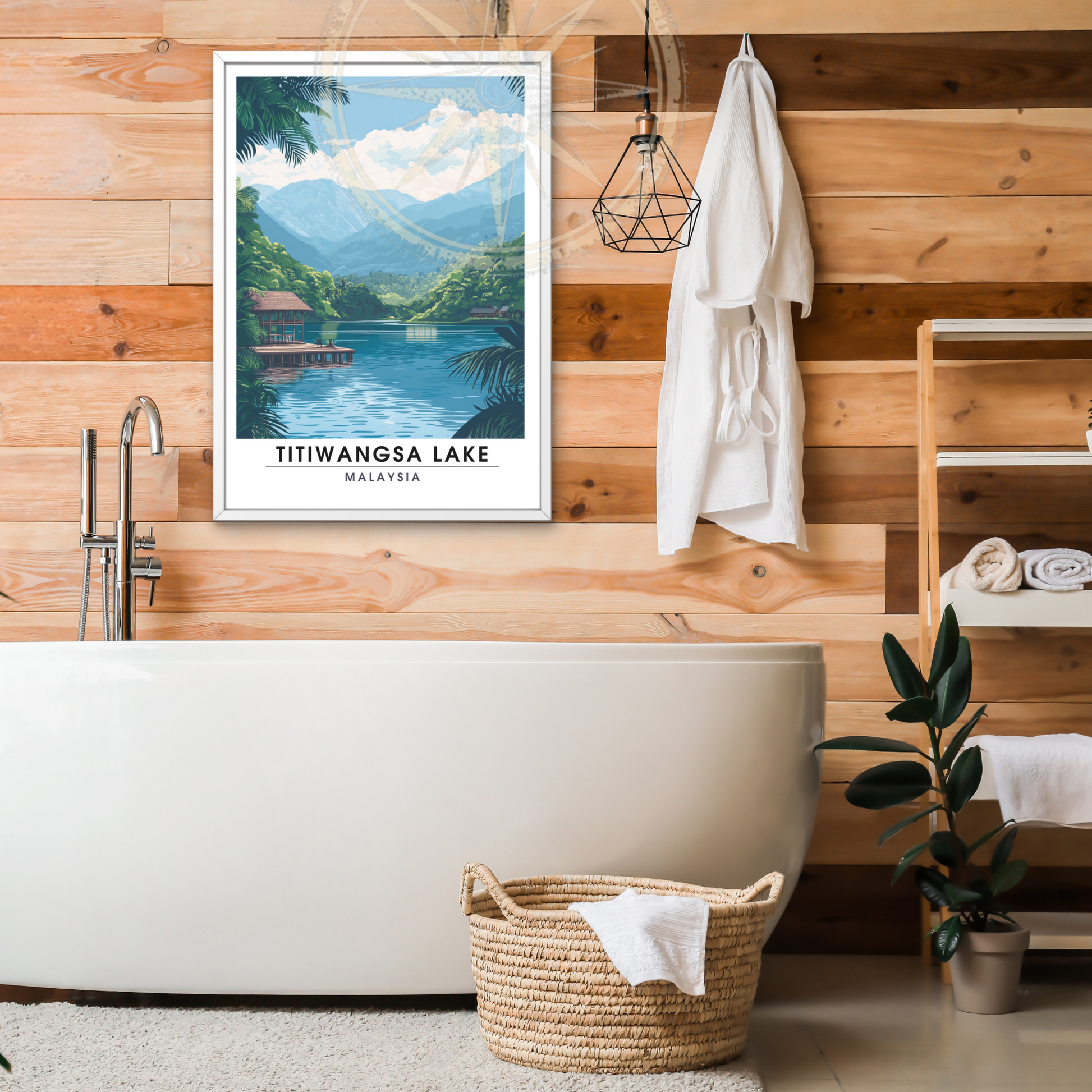 Affiche Titiwangsa lake | Impression Malaysia | Affiche Lake