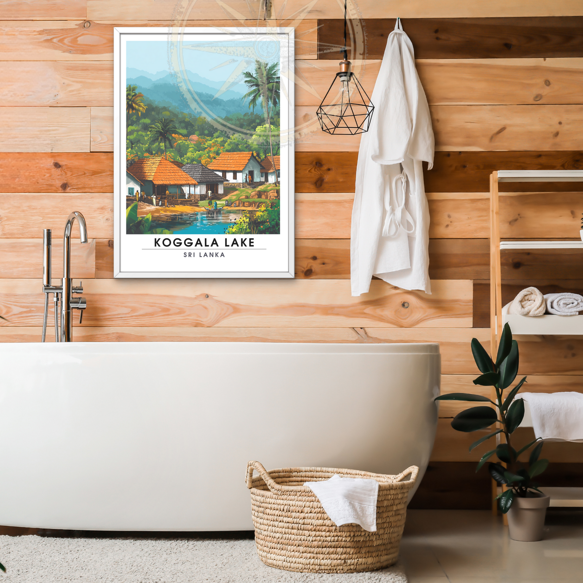 Affiche Koggala Lake | Impression Sri Lanka | Affiche Lake