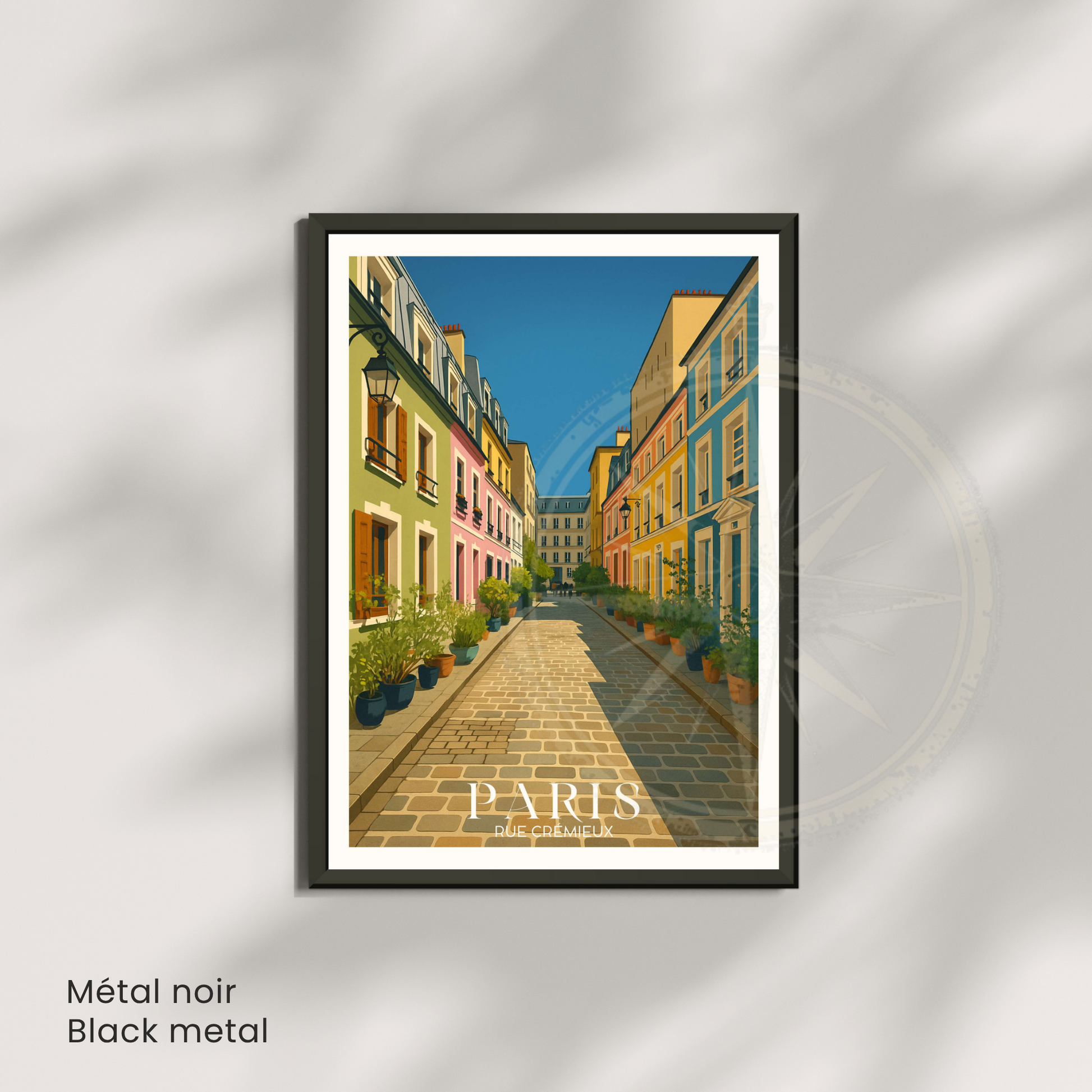 Affiche Paris | Impression Rue Crémieux | Affiche France