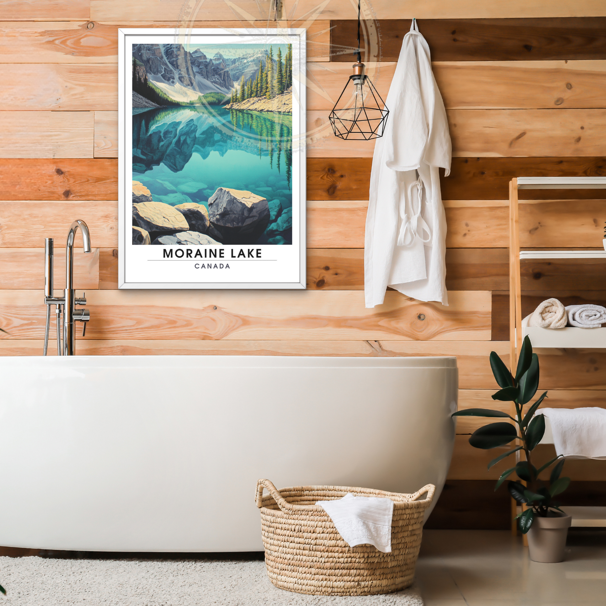 Affiche Lac Moraine | Impression Canada | Affiche Lac